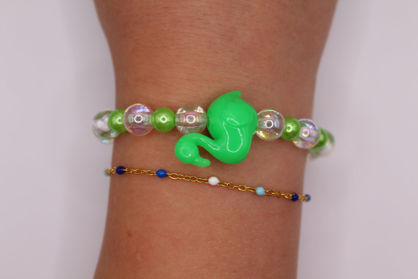 Green Flamingo Bracelet