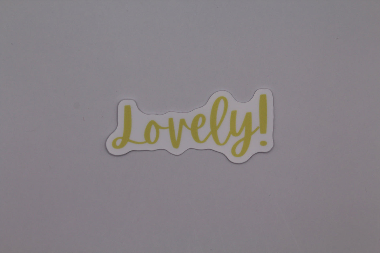 “Lovely” Sticker