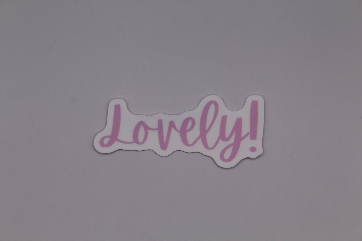 “Lovely” Sticker