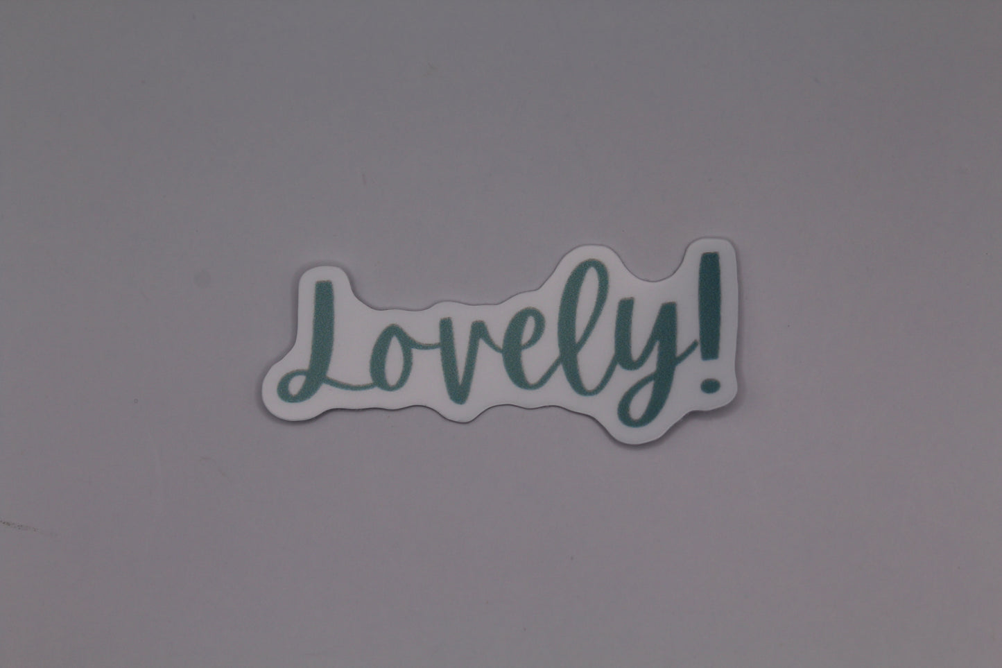 “Lovely” Sticker