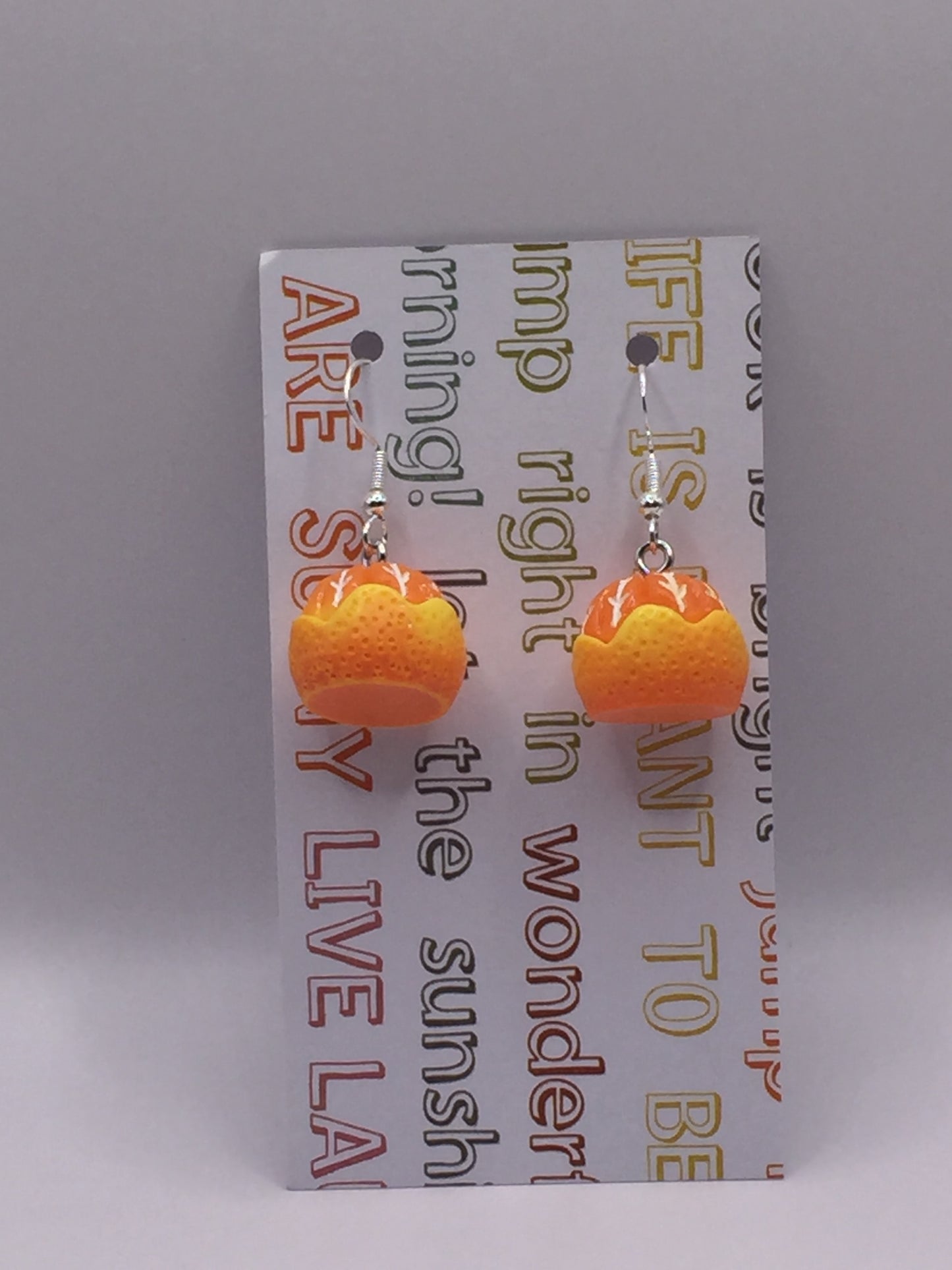 Oranges Dangly Earrings