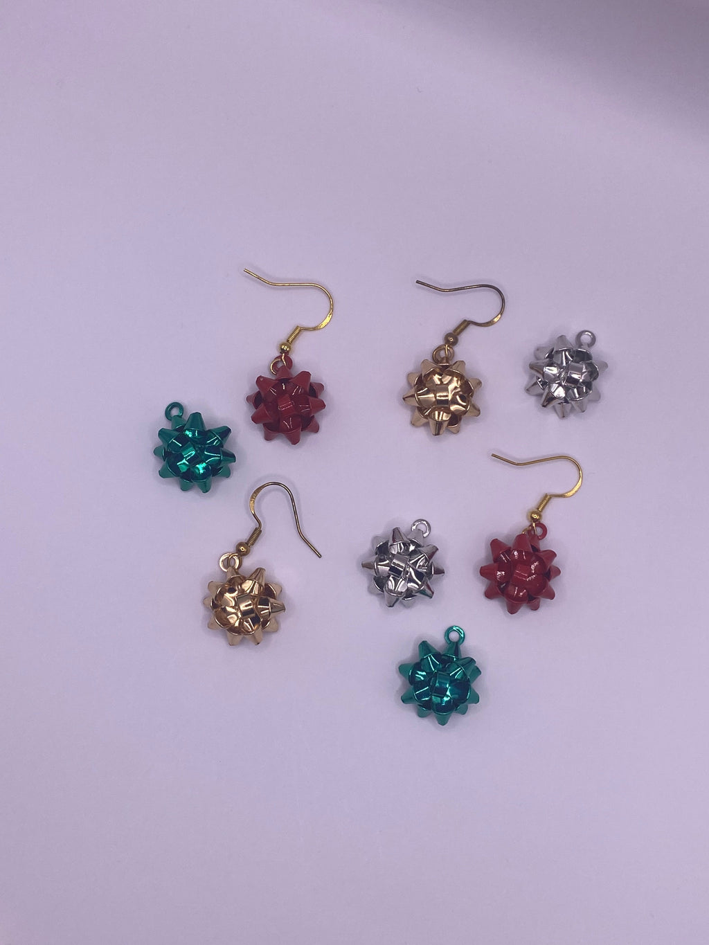 Christmas Bow Earrings