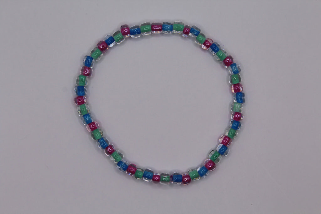 Pride Flag Beaded Bracelet