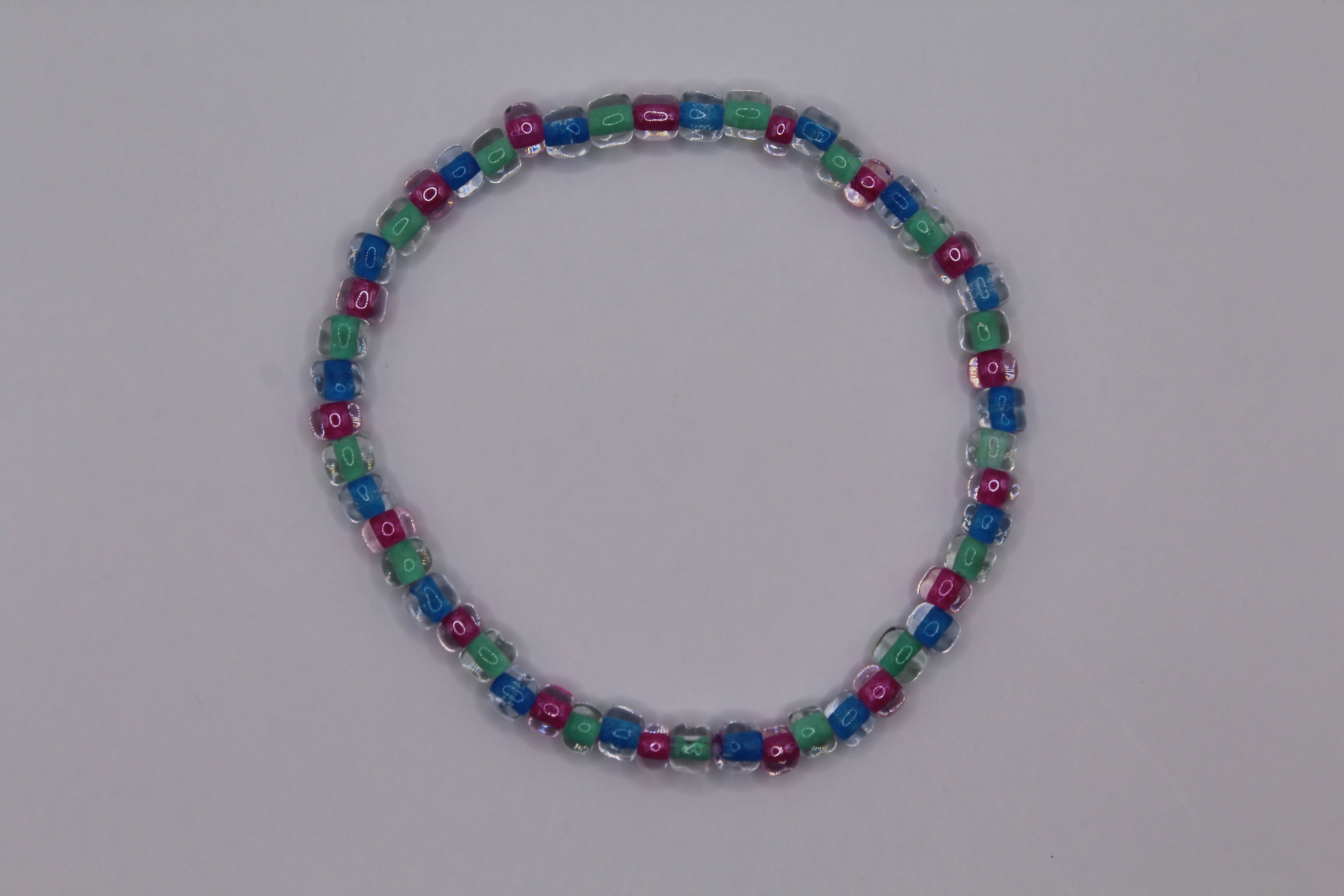 Pride Flag Beaded Bracelet