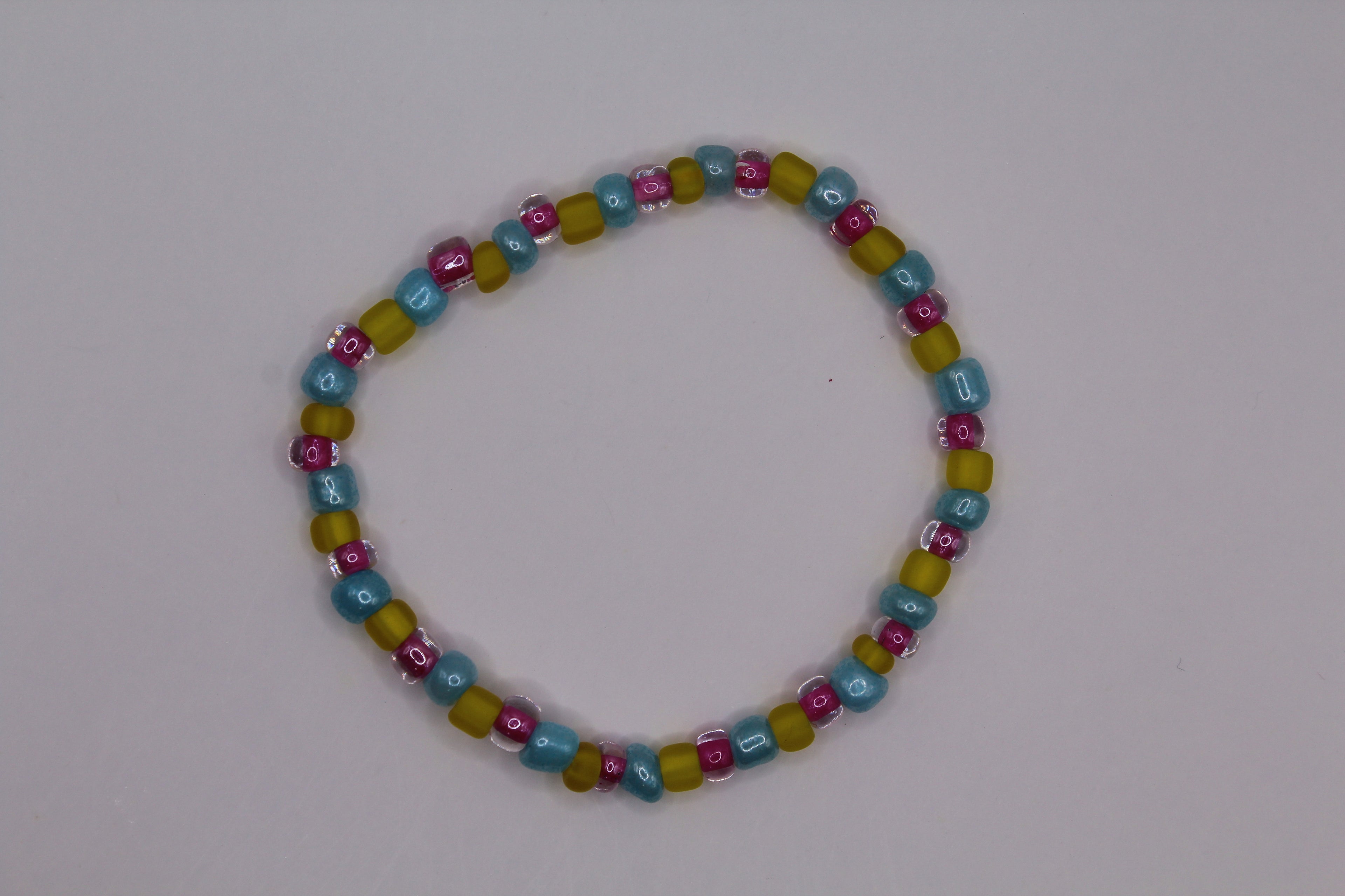 Pride Flag Beaded Bracelet