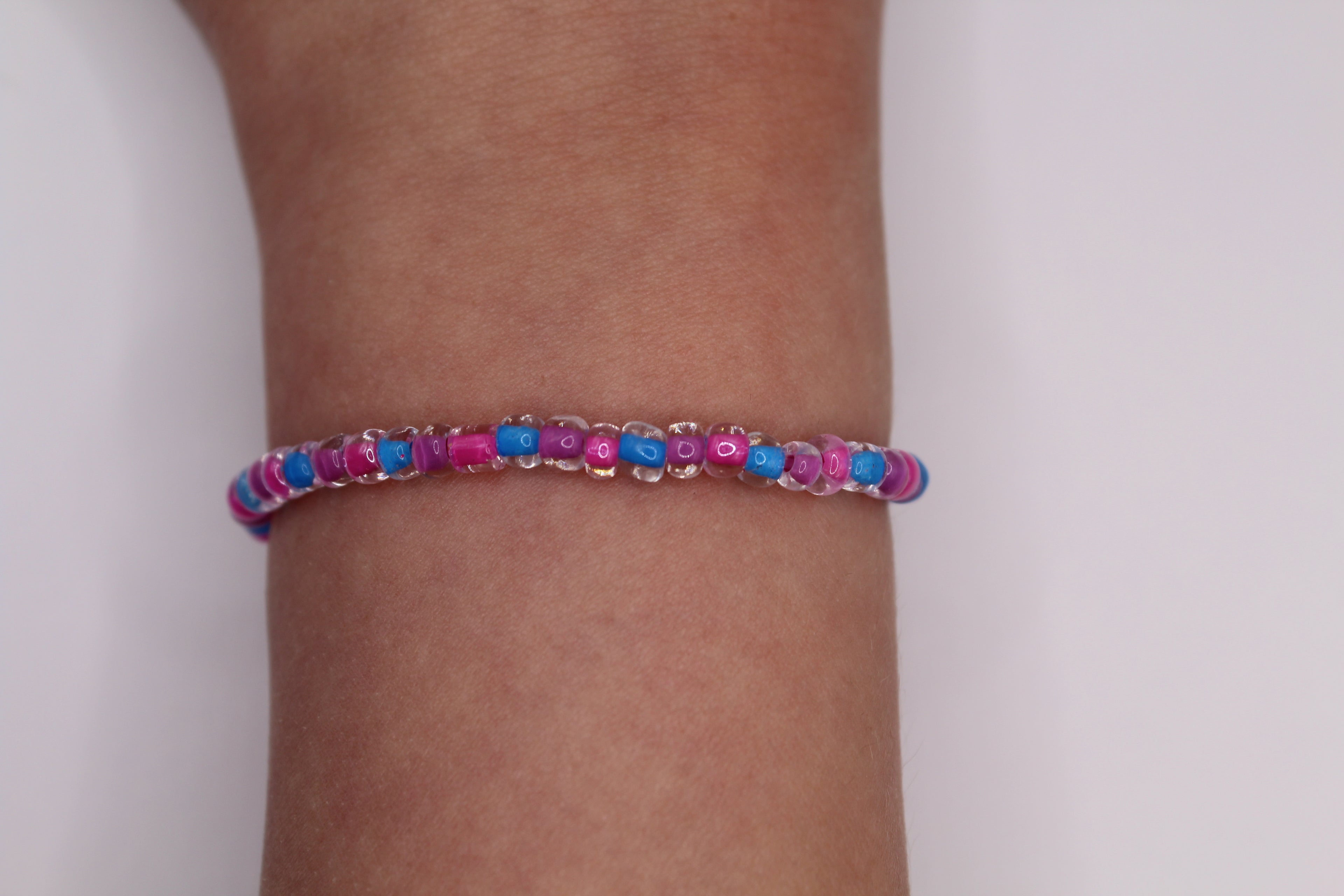 Pride Flag Beaded Bracelet