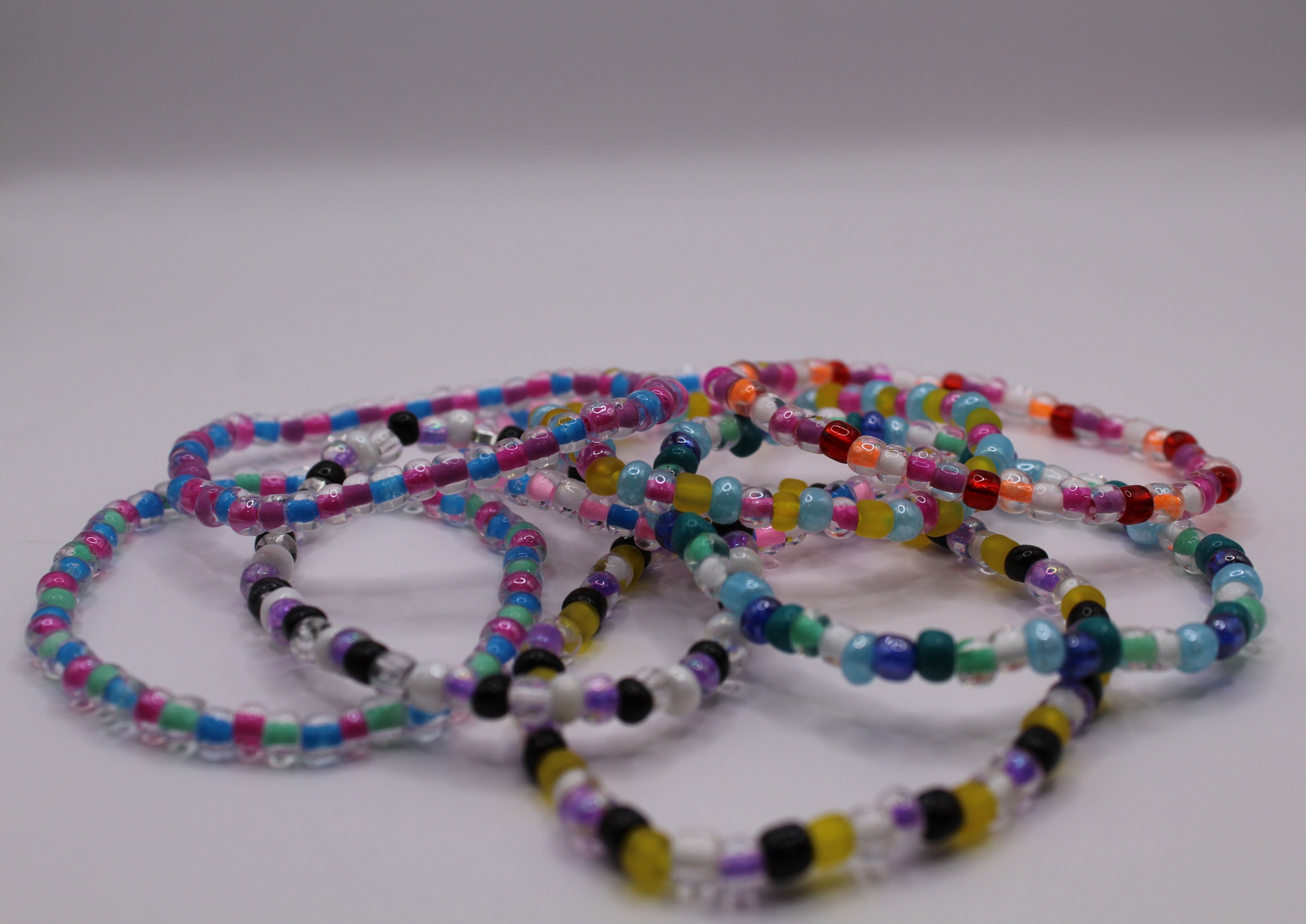 Pride Flag Beaded Bracelet