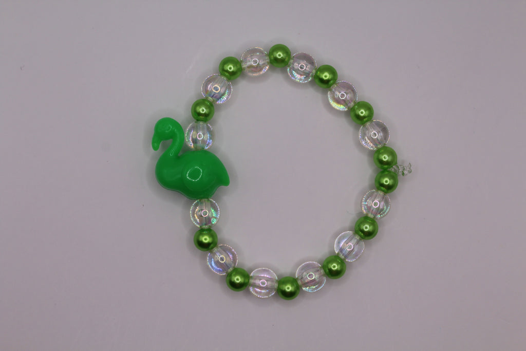 Green Flamingo Bracelet