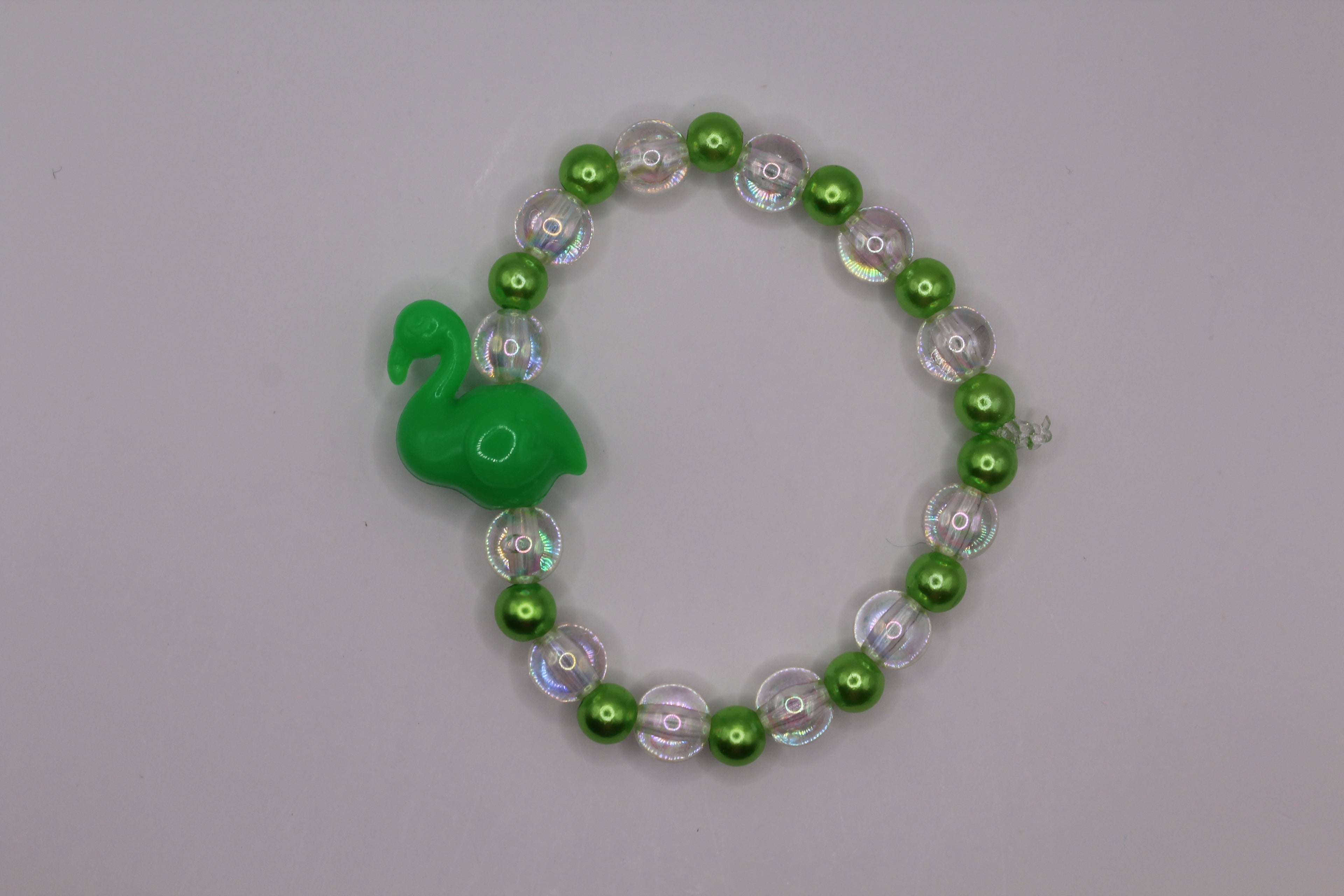 Green Flamingo Bracelet