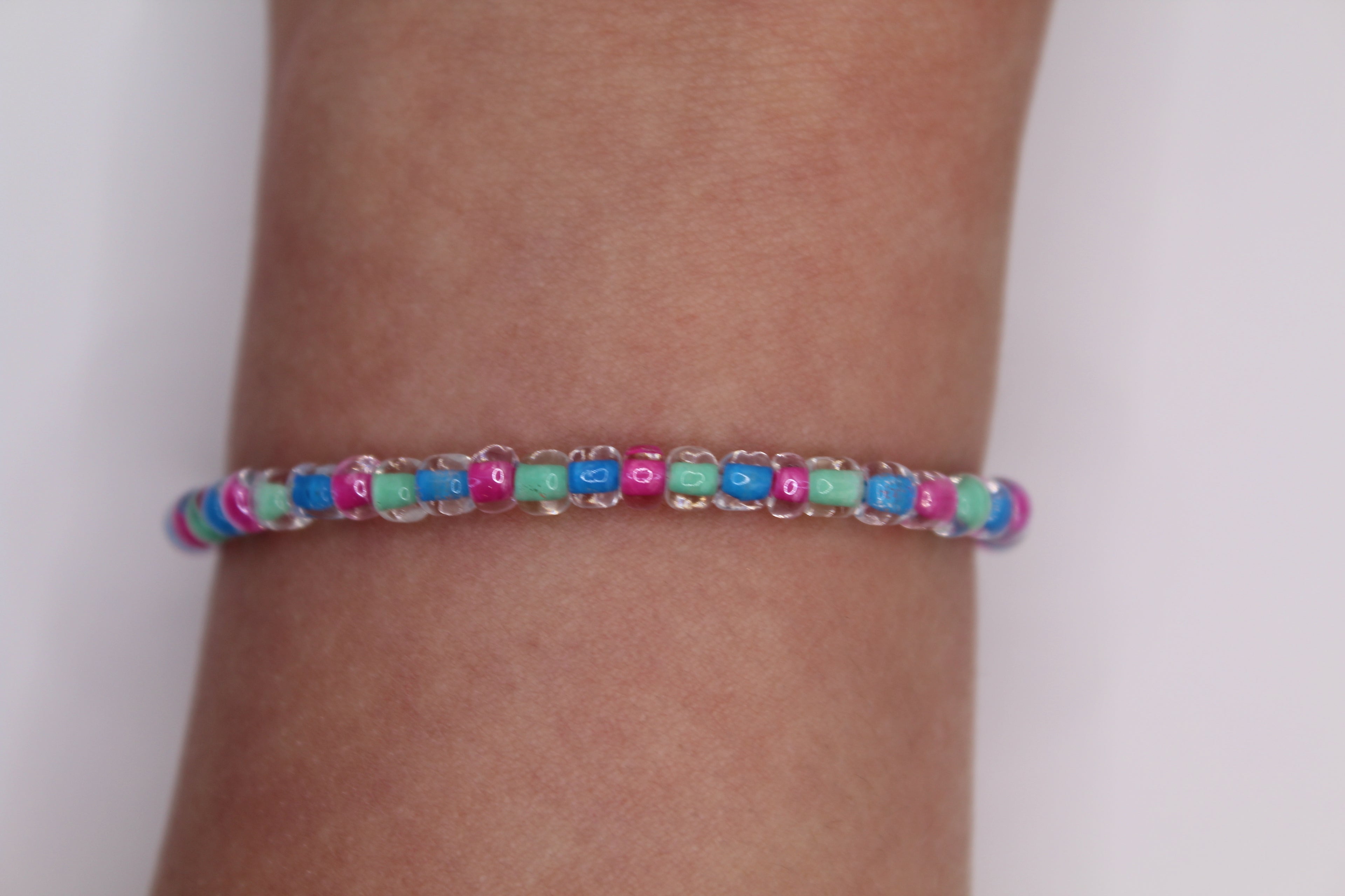 Pride Flag Beaded Bracelet