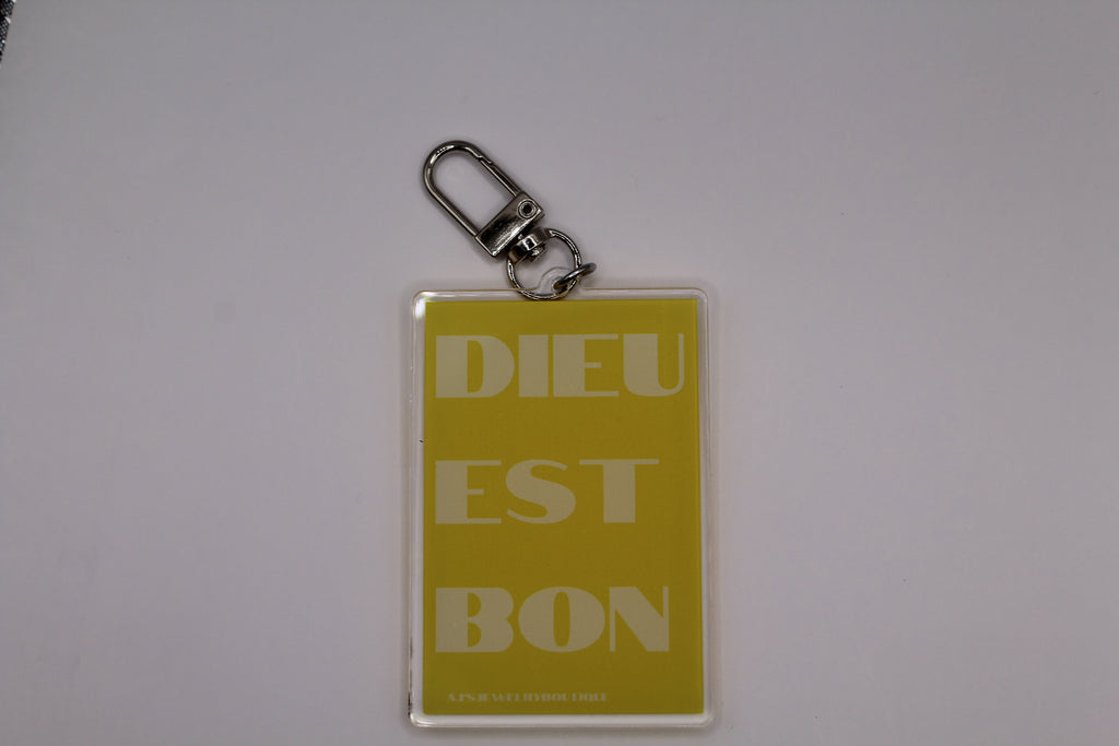 “Dieu Est Bon” Keychain