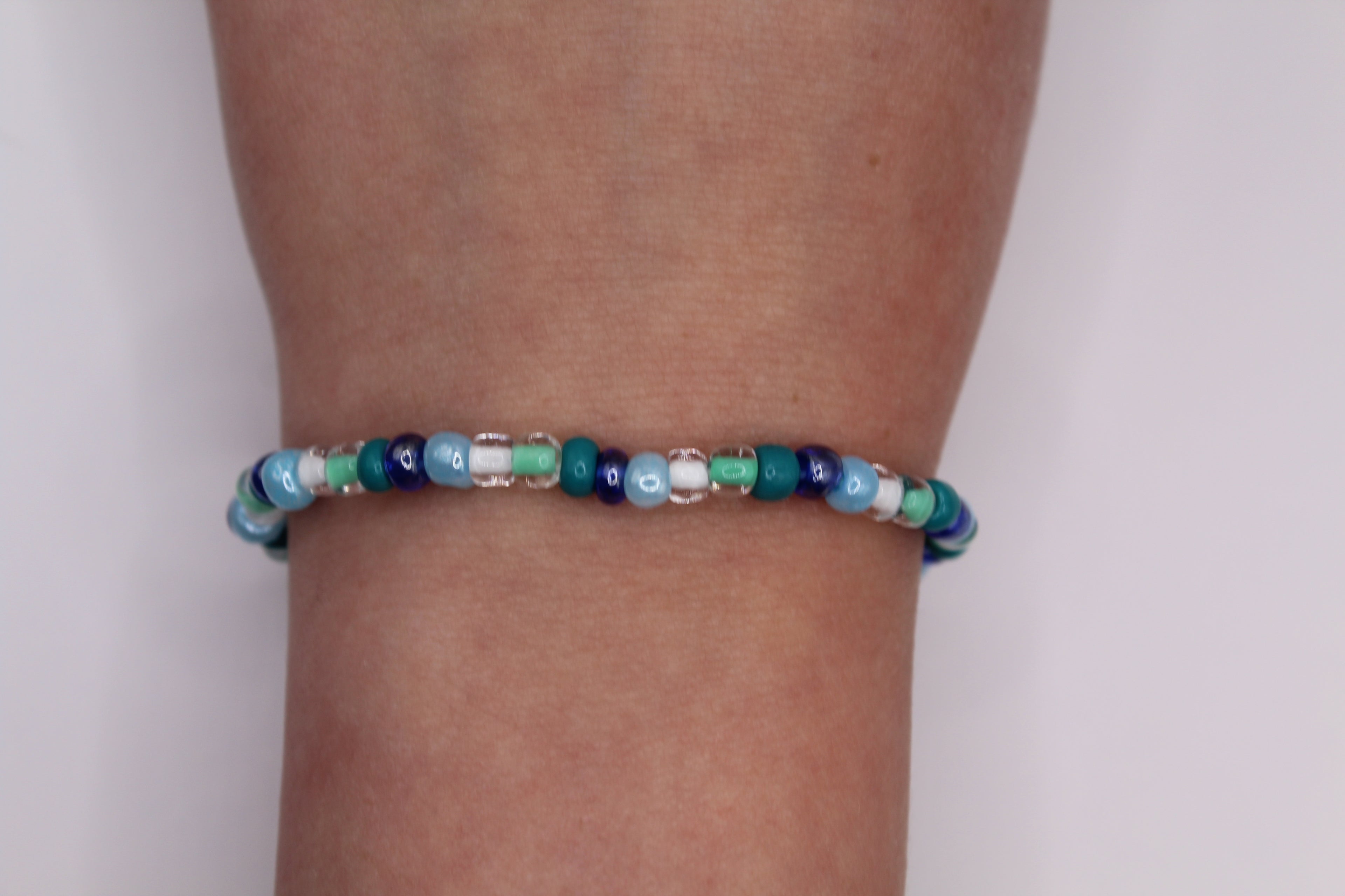 Pride Flag Beaded Bracelet