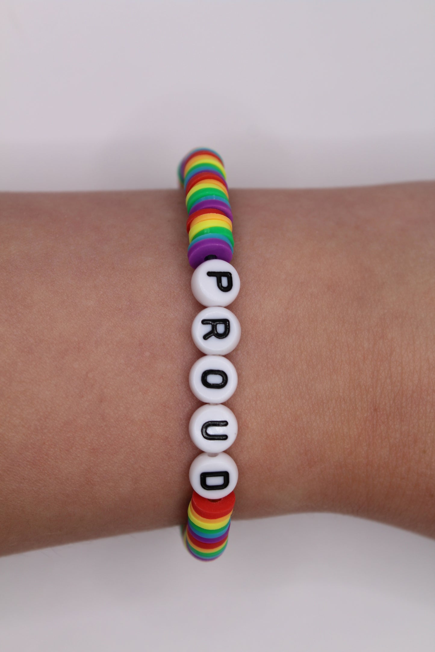 Rainbow Proud beaded bracelet
