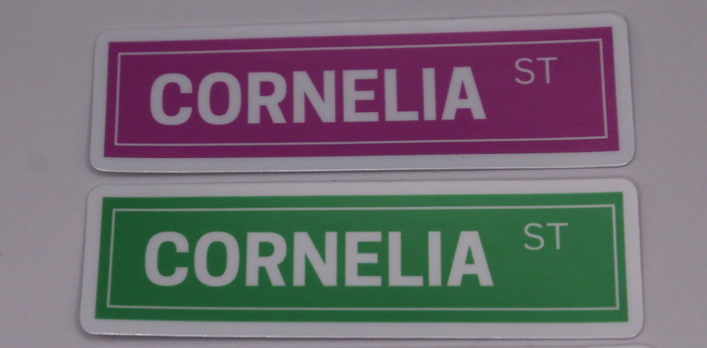Cornelia Street Sticker