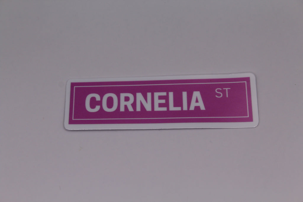 Cornelia Street Sticker