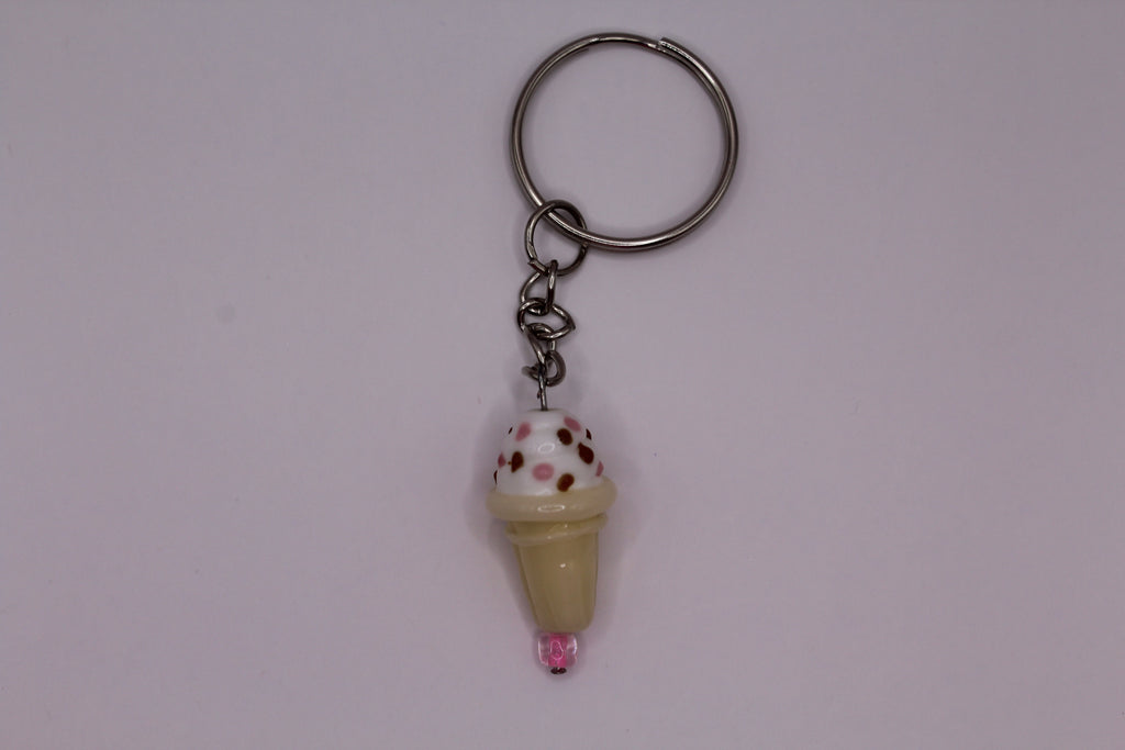 Ice Cream Cone Keychain