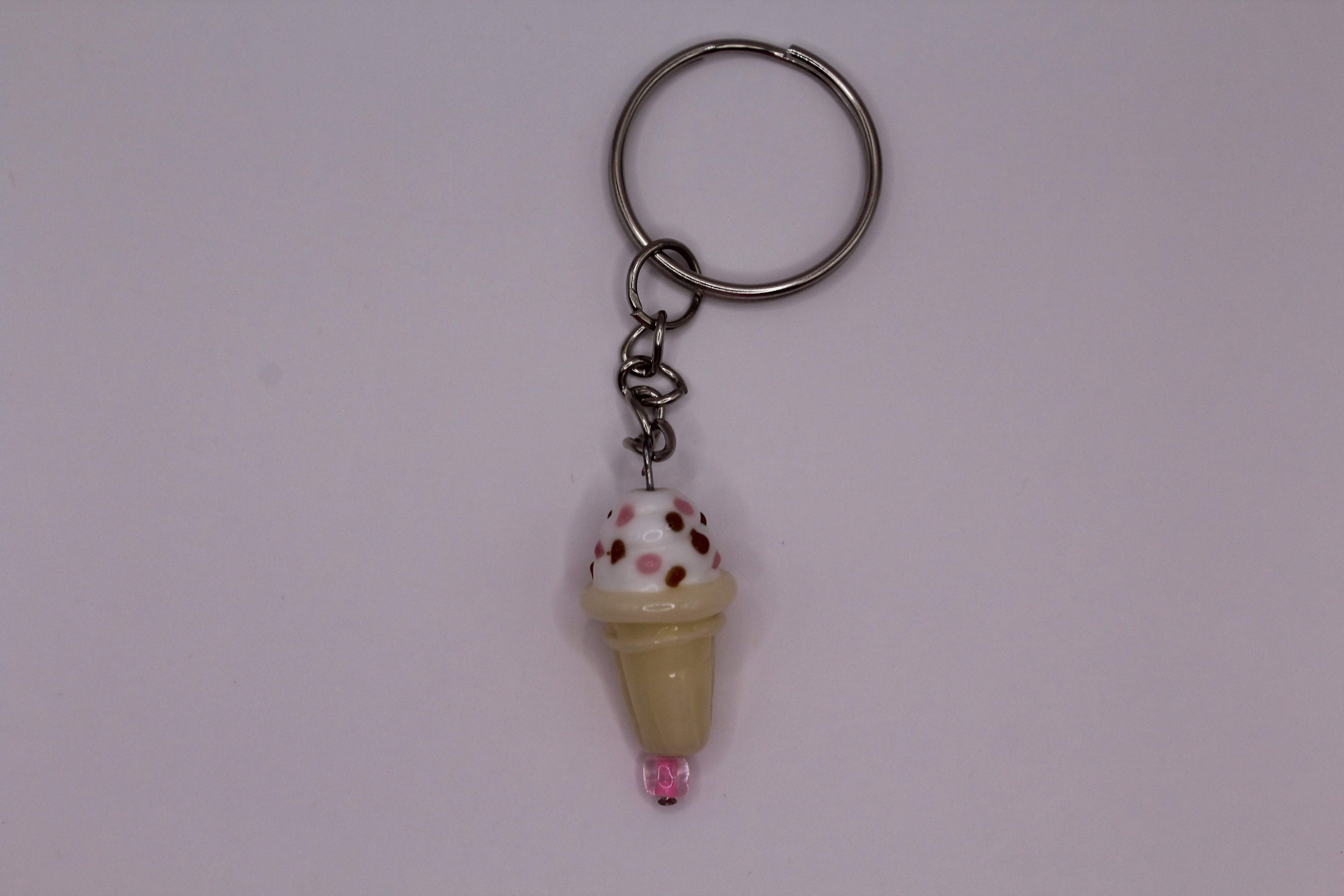Ice Cream Cone Keychain
