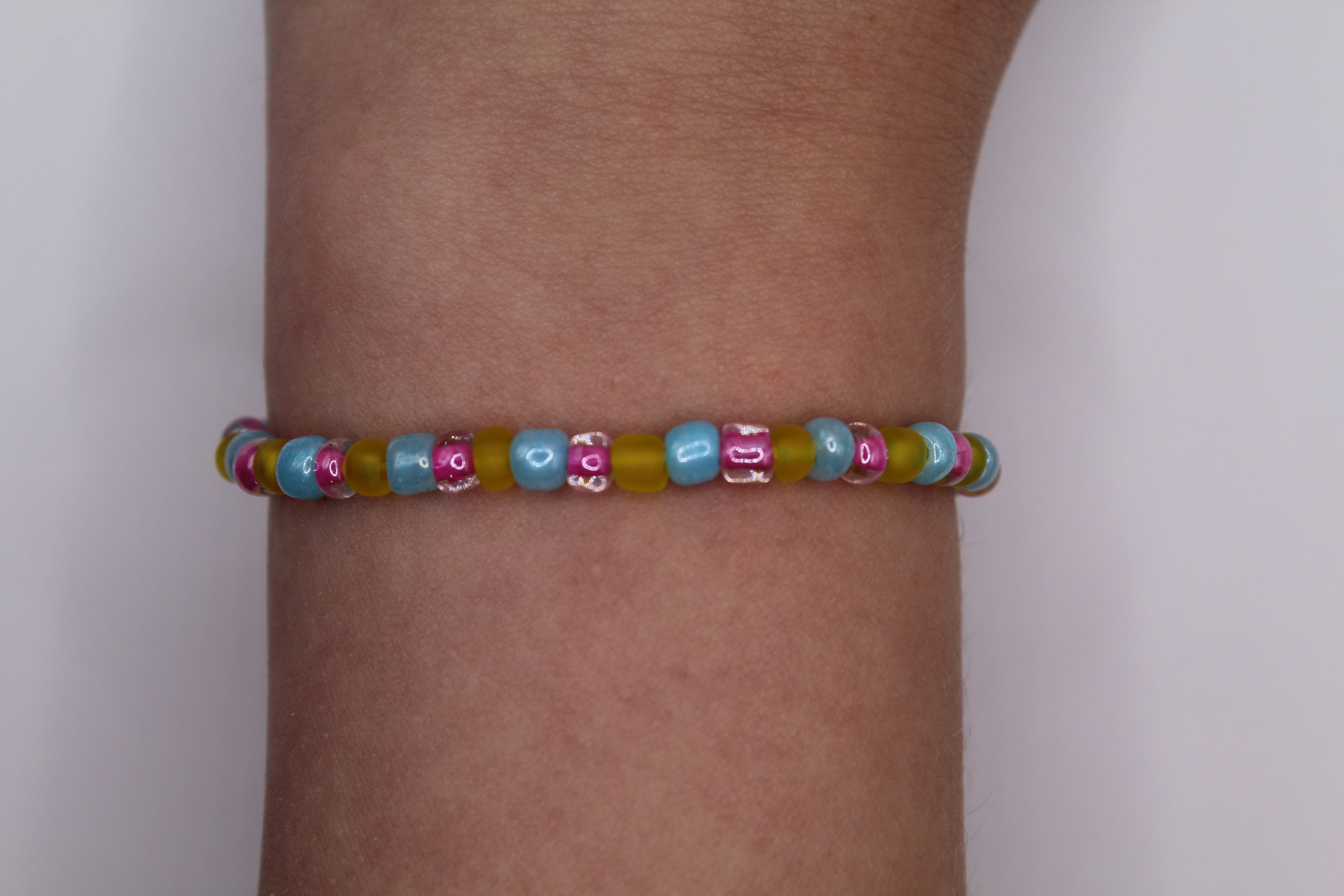 Pride Flag Beaded Bracelet