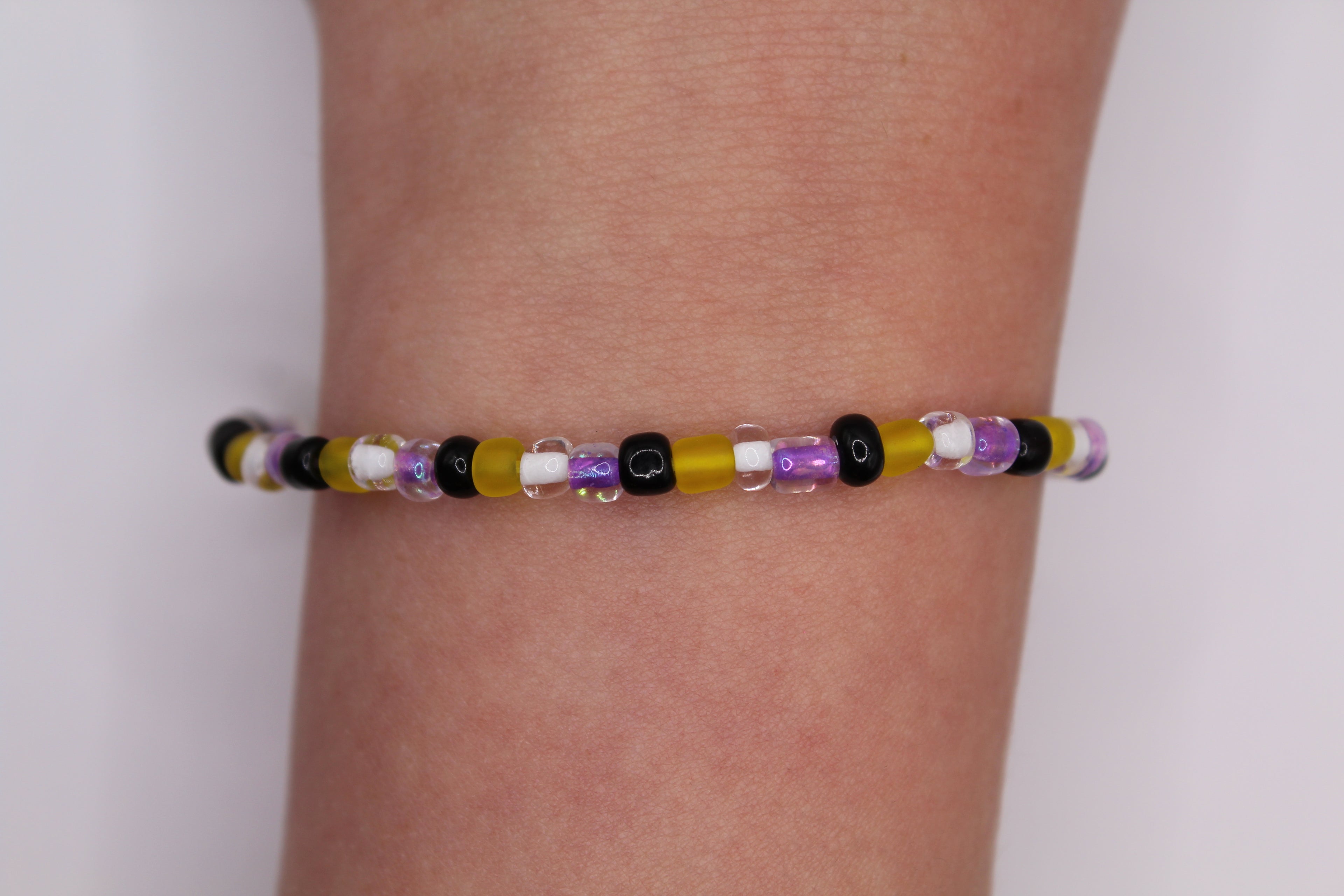 Pride Flag Beaded Bracelet