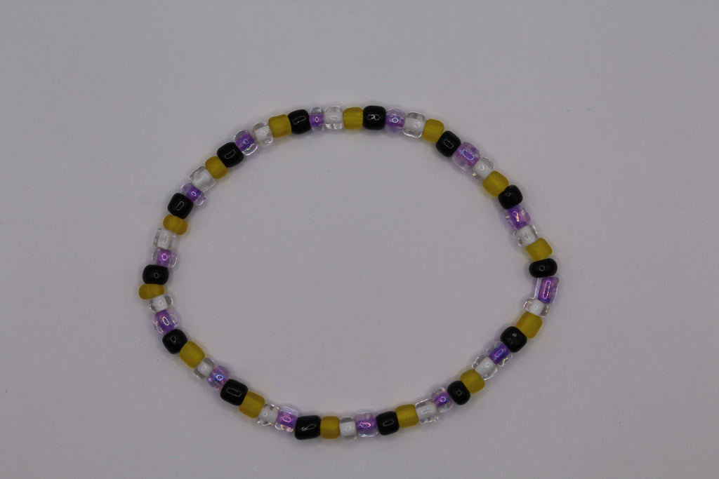 Pride Flag Beaded Bracelet
