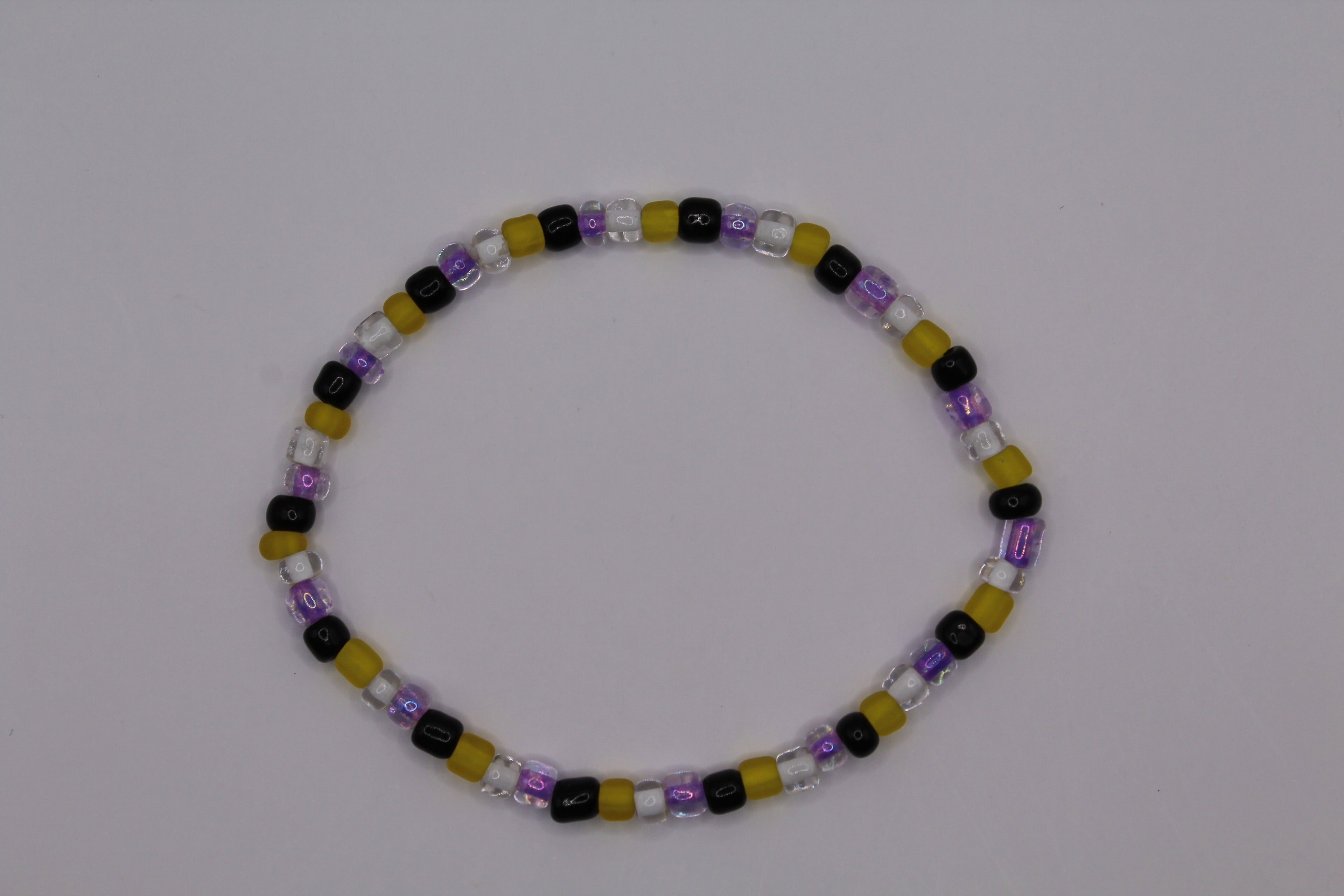Pride Flag Beaded Bracelet