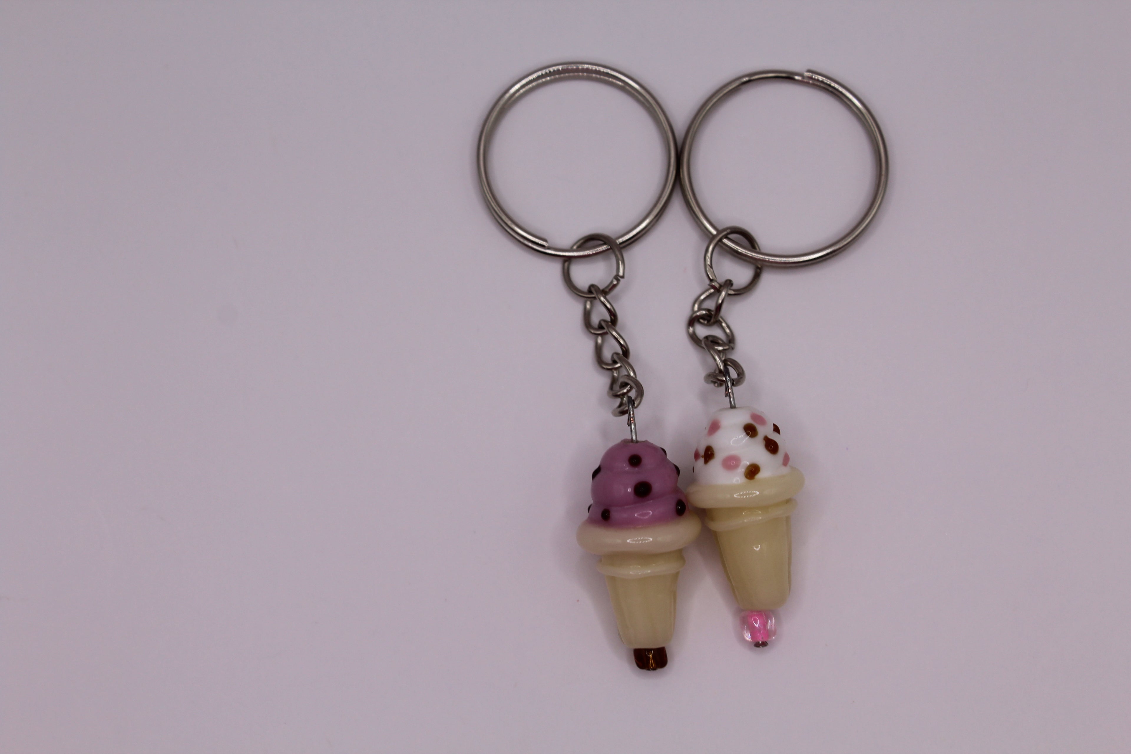 Ice Cream Cone Keychain