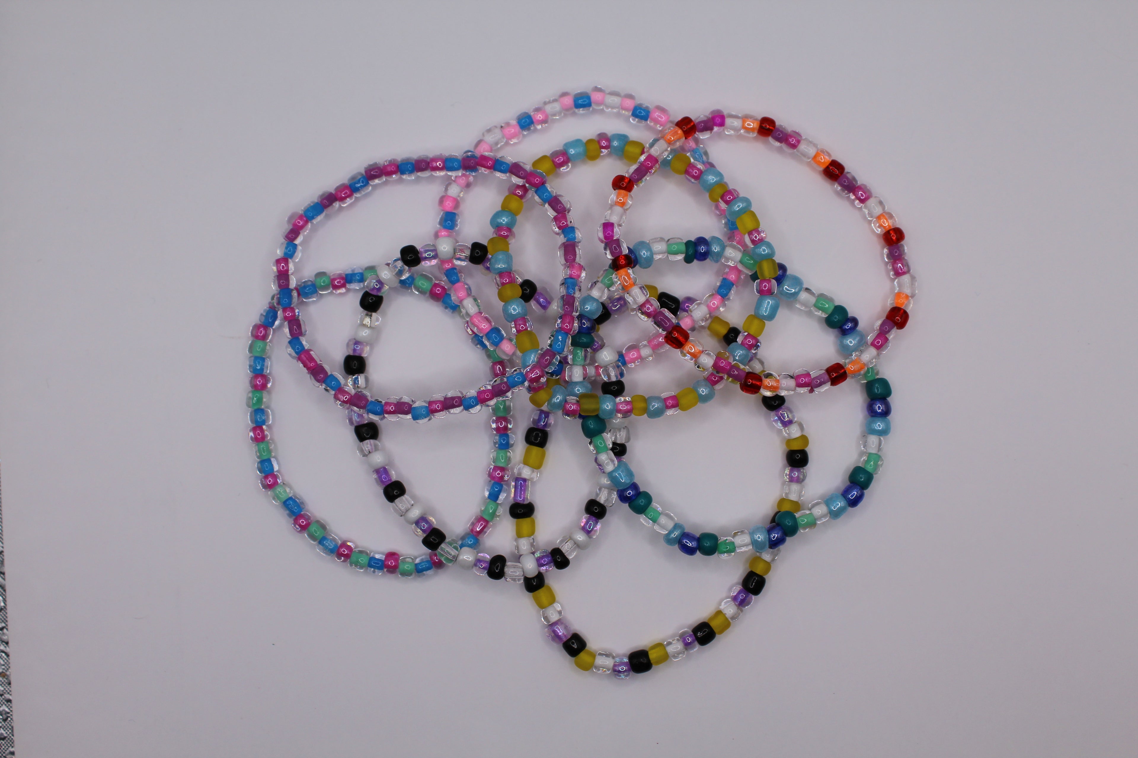 Pride Flag Beaded Bracelet