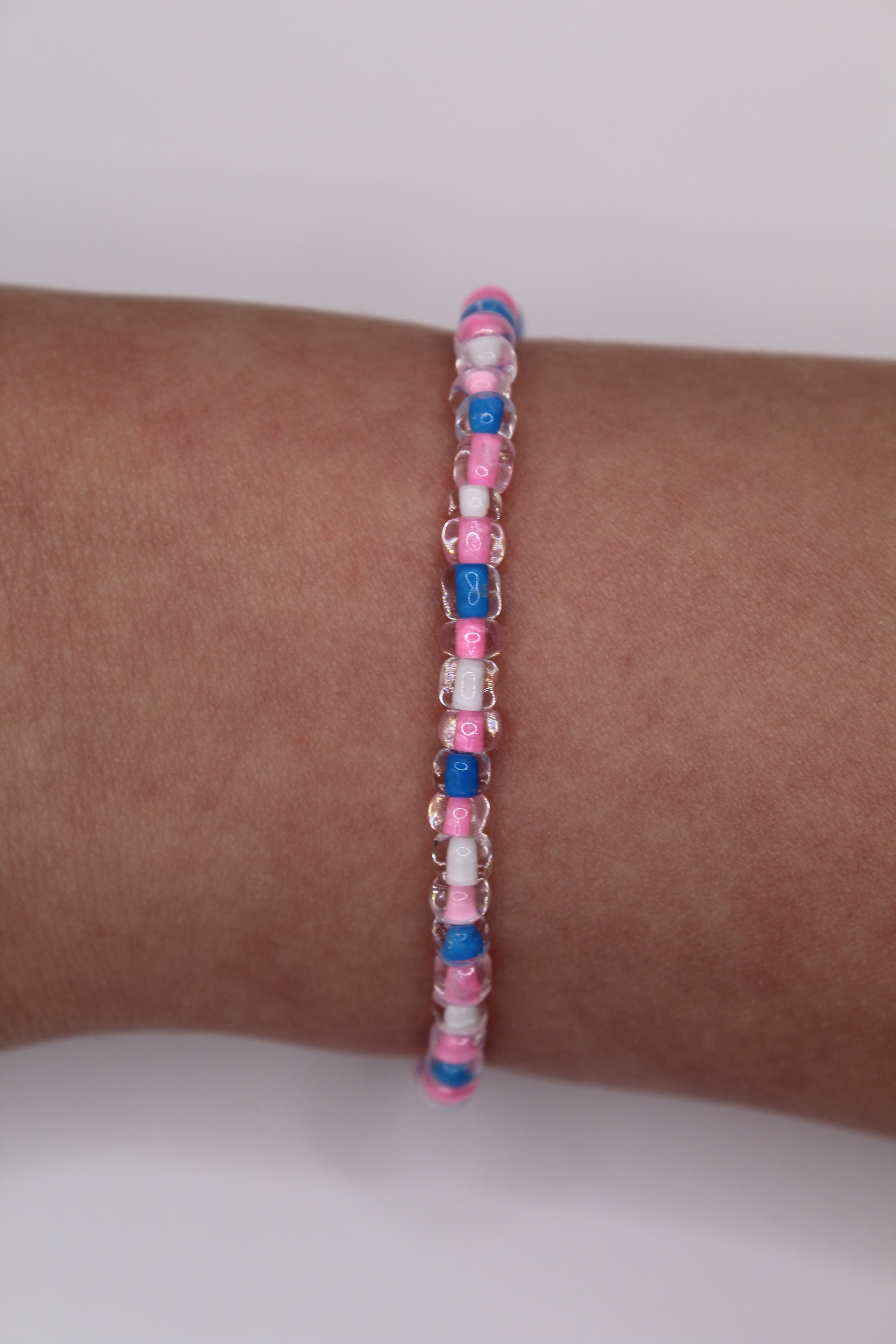 Pride Flag Beaded Bracelet