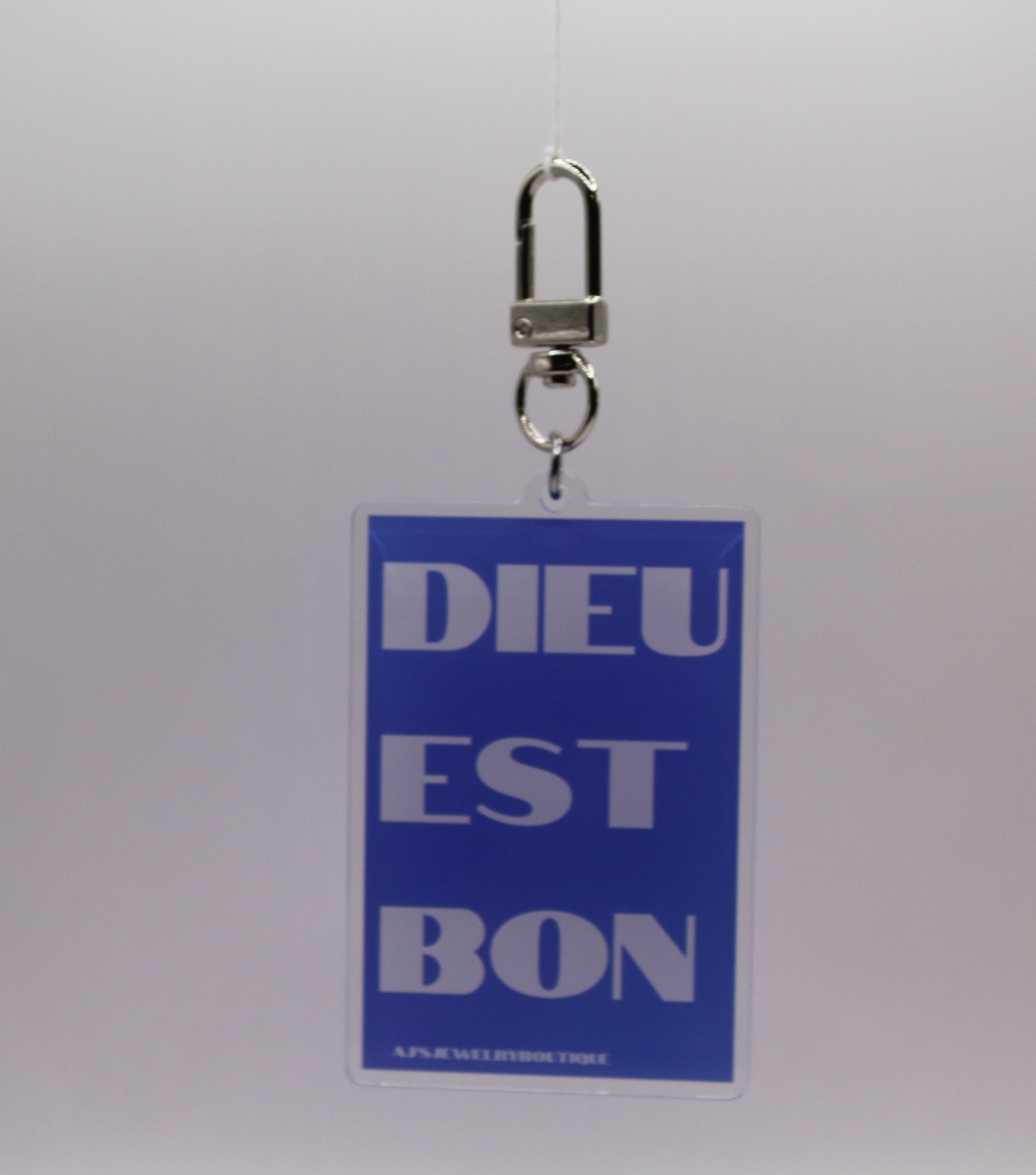 “Dieu Est Bon” Keychain