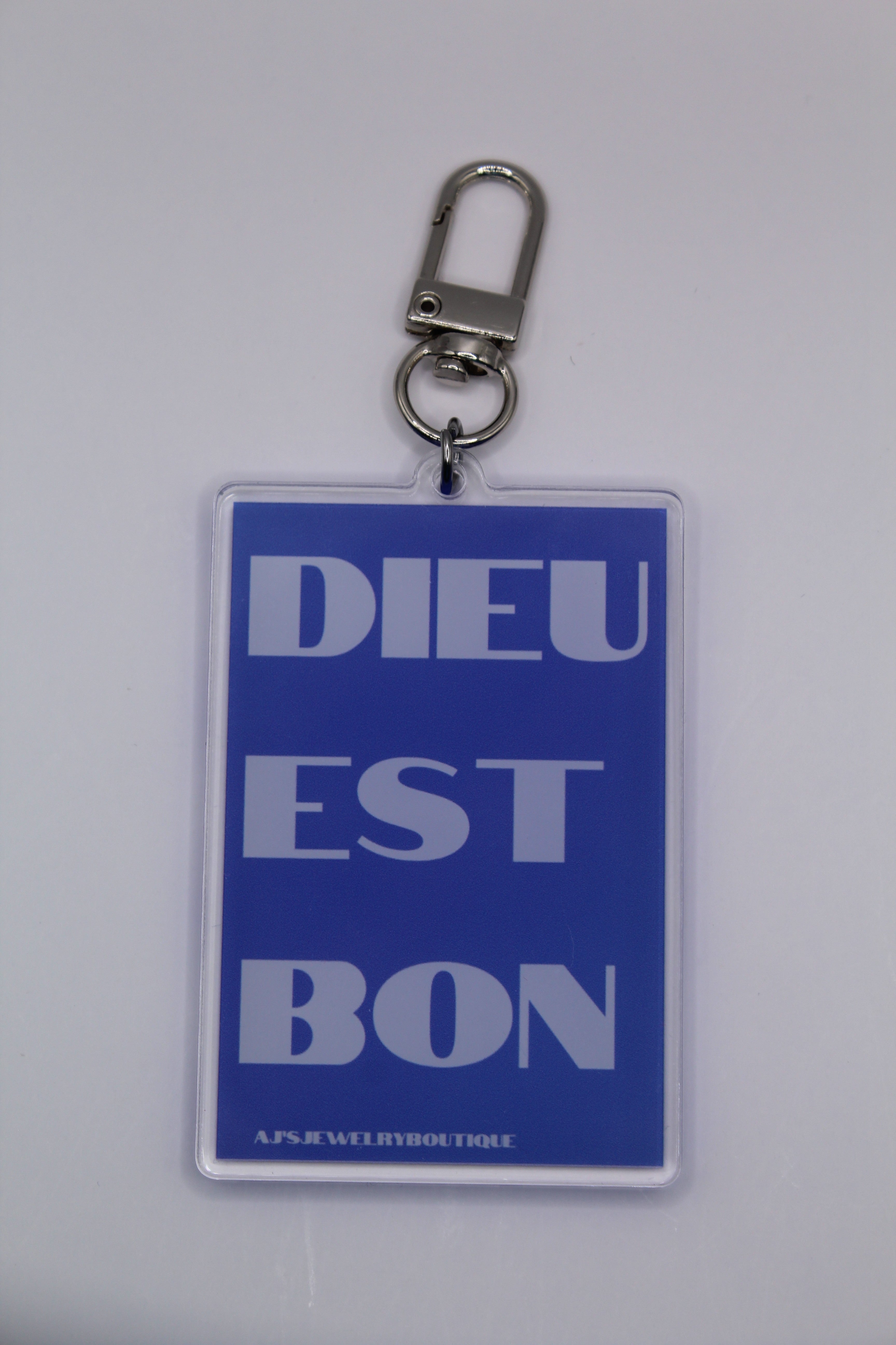 “Dieu Est Bon” Keychain