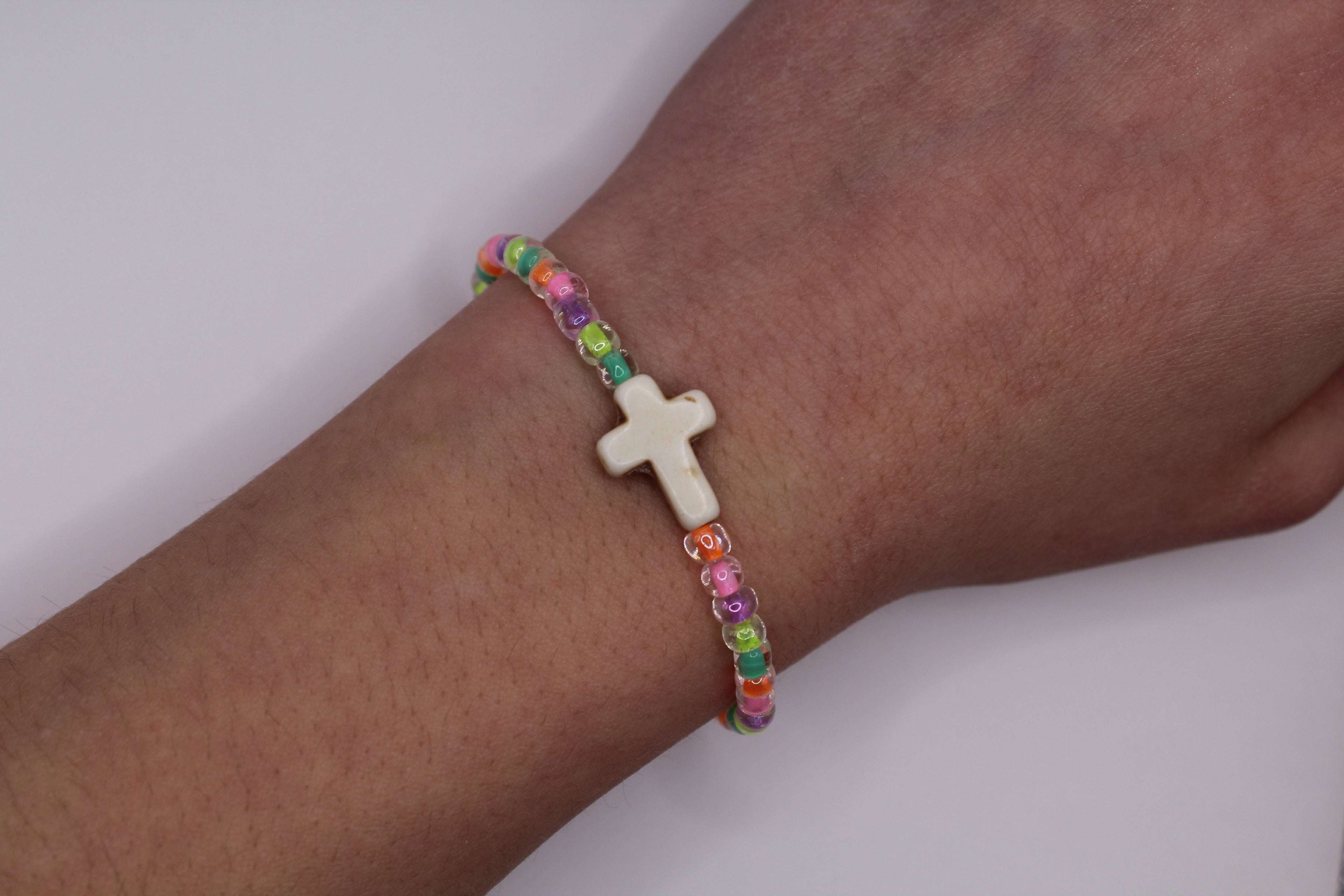 Pastel cross Bracelet