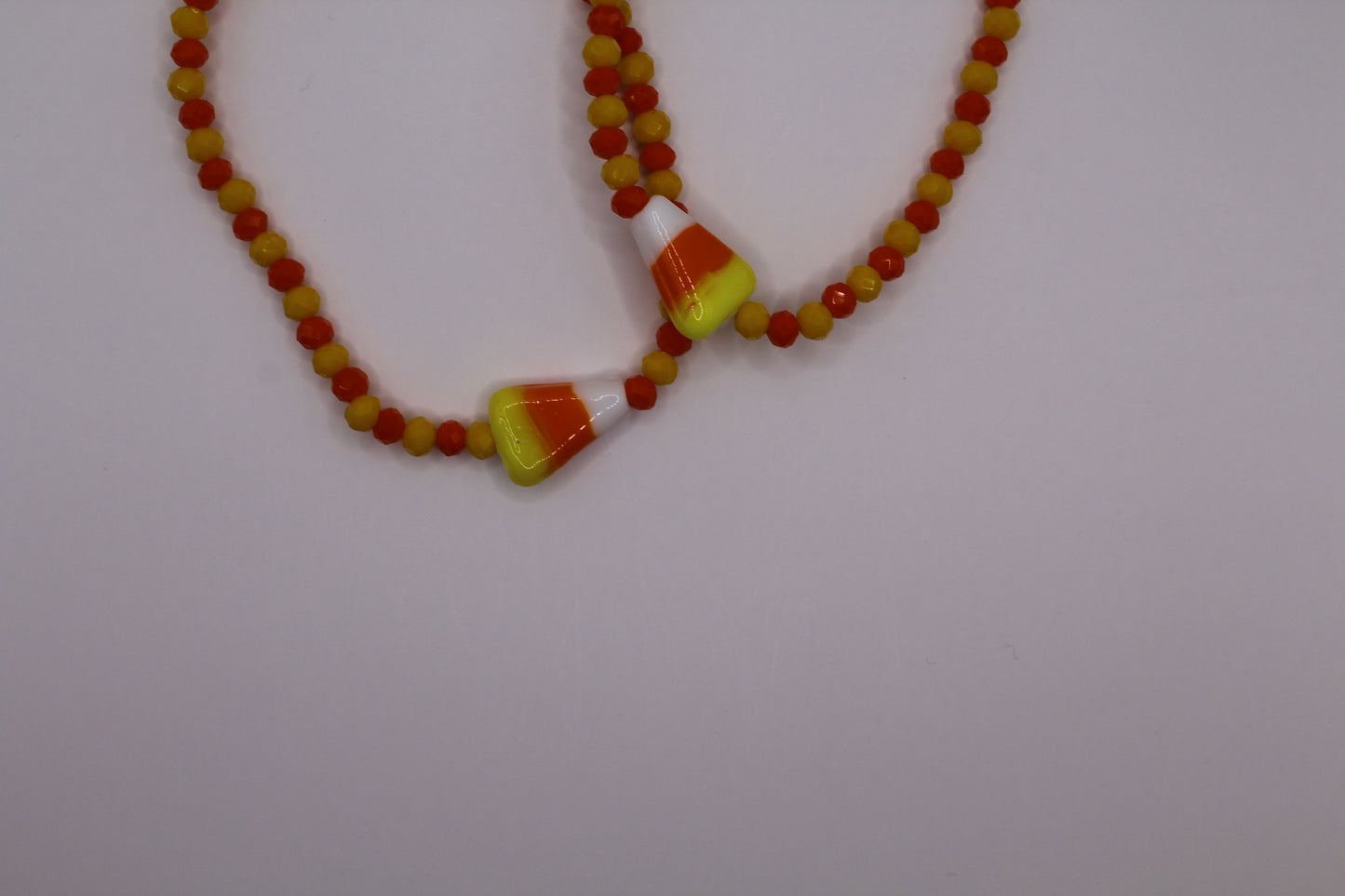 Candy corn bracelet