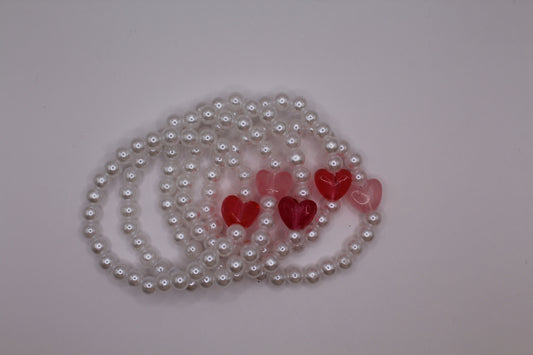 Heart Pearl Bracelets