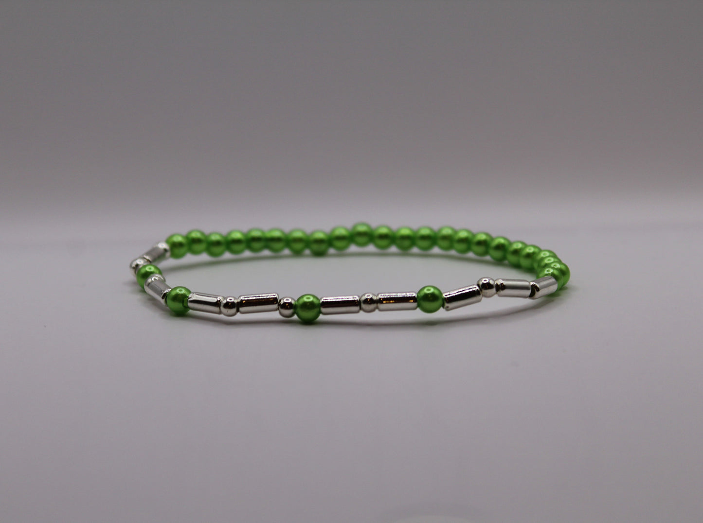 "Lucky" morse code bracelet