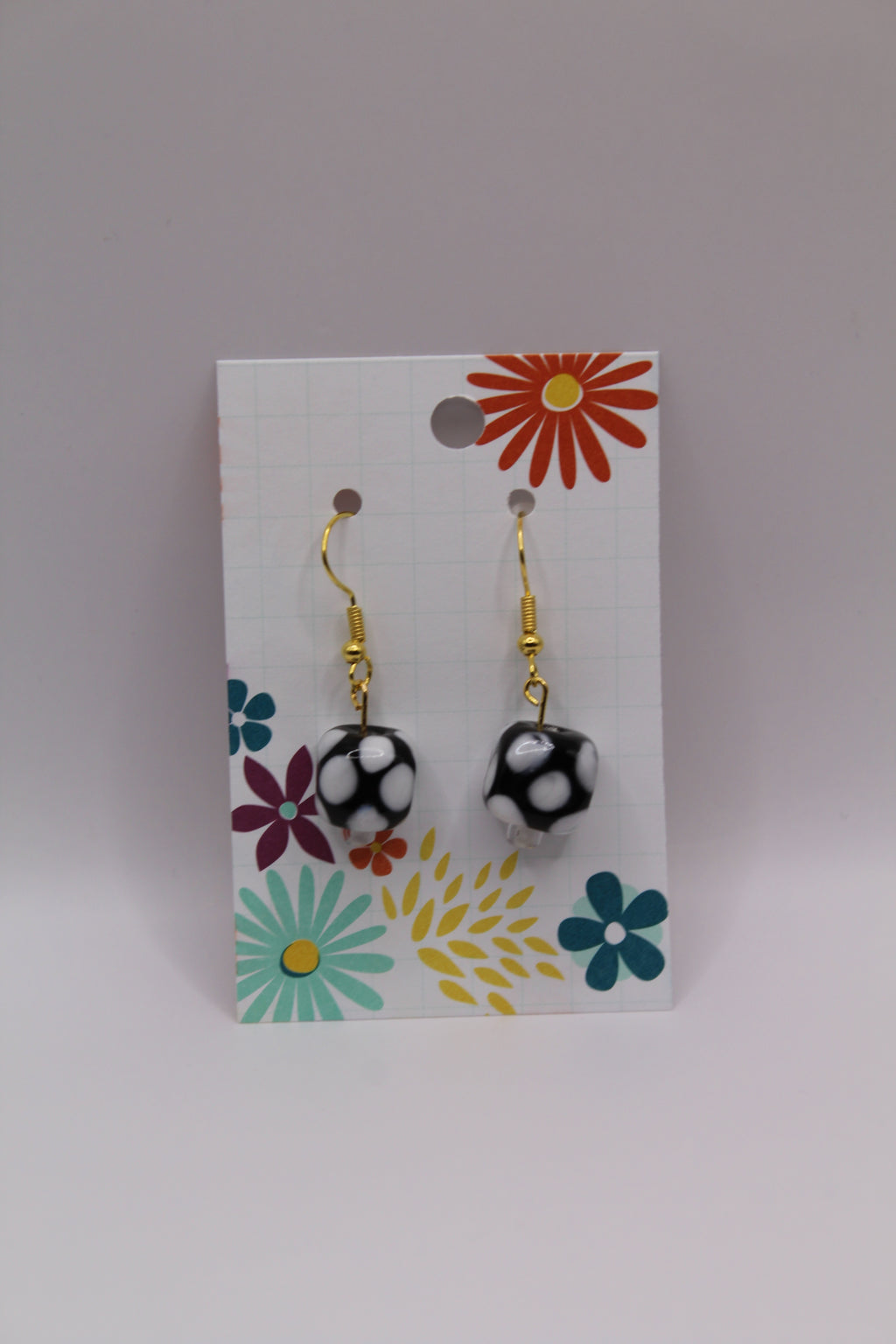 Cube Bead Earrings