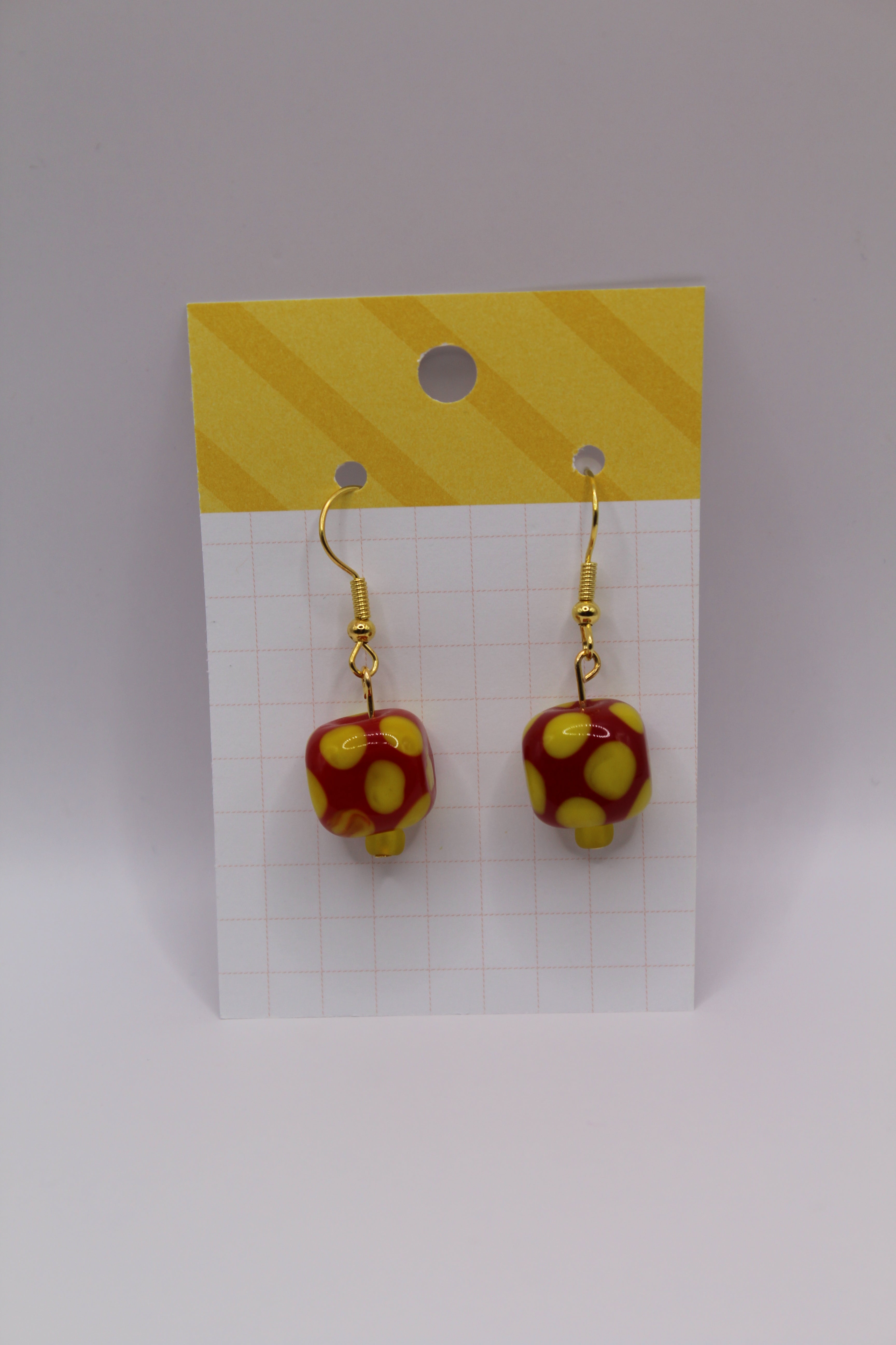 Cube Bead Earrings