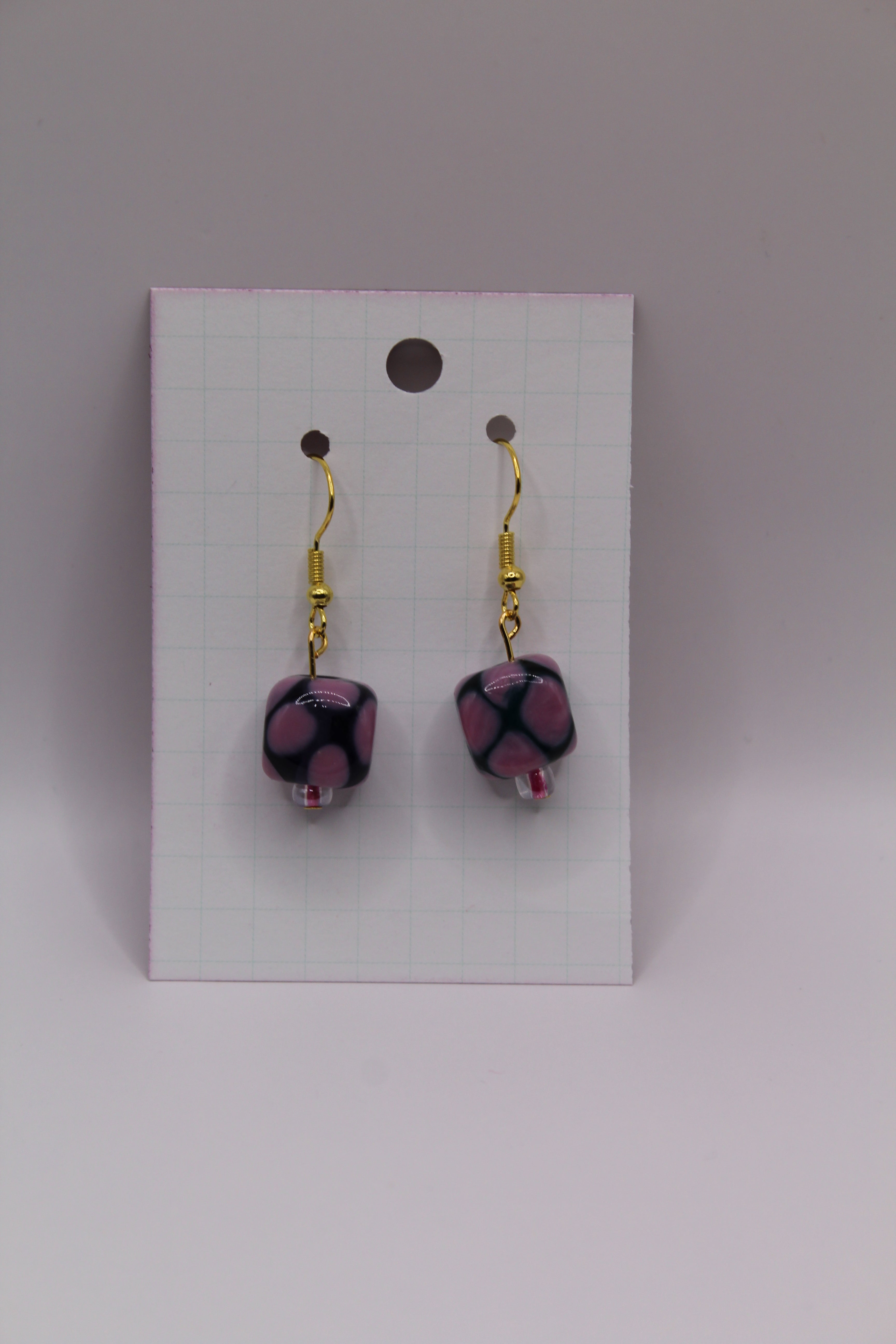 Cube Bead Earrings