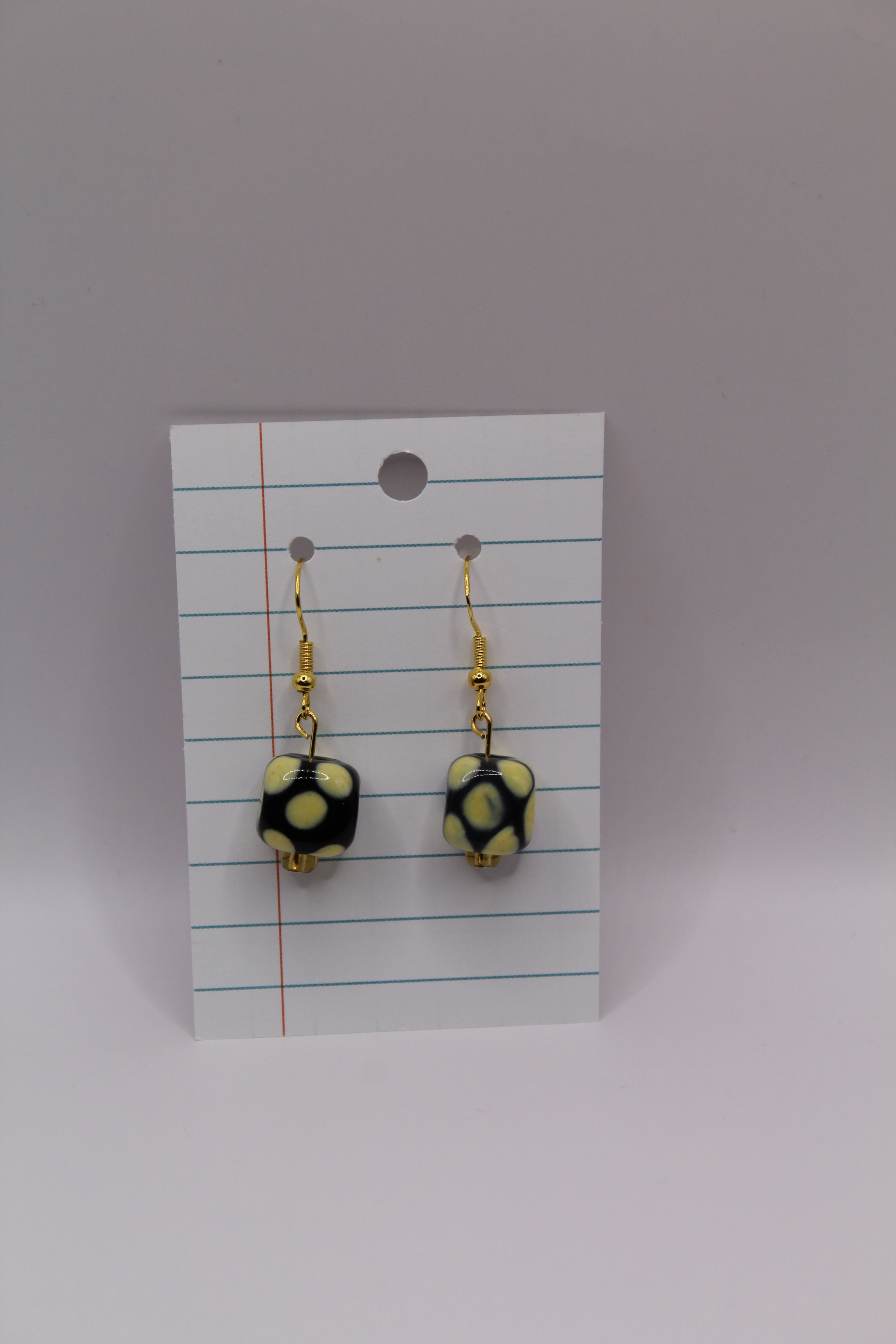 Cube Bead Earrings