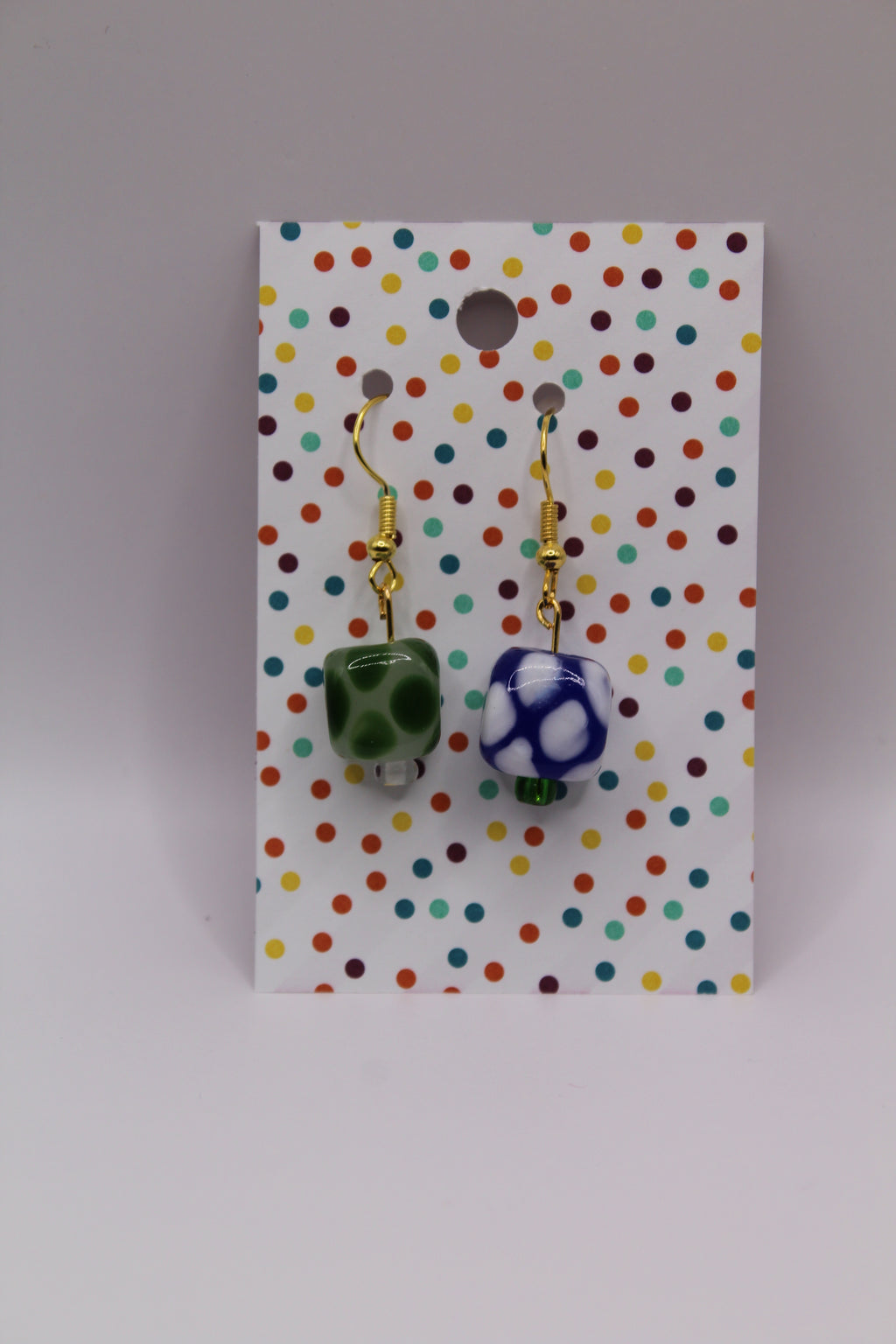 Cube Bead Earrings