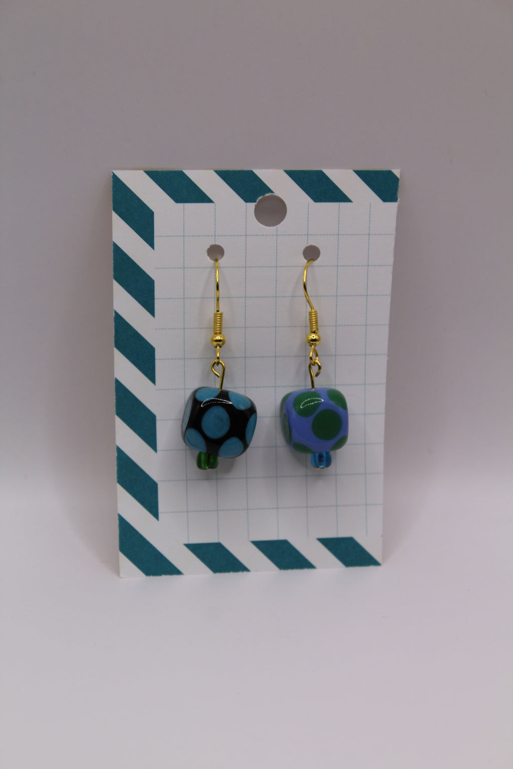 Cube Bead Earrings