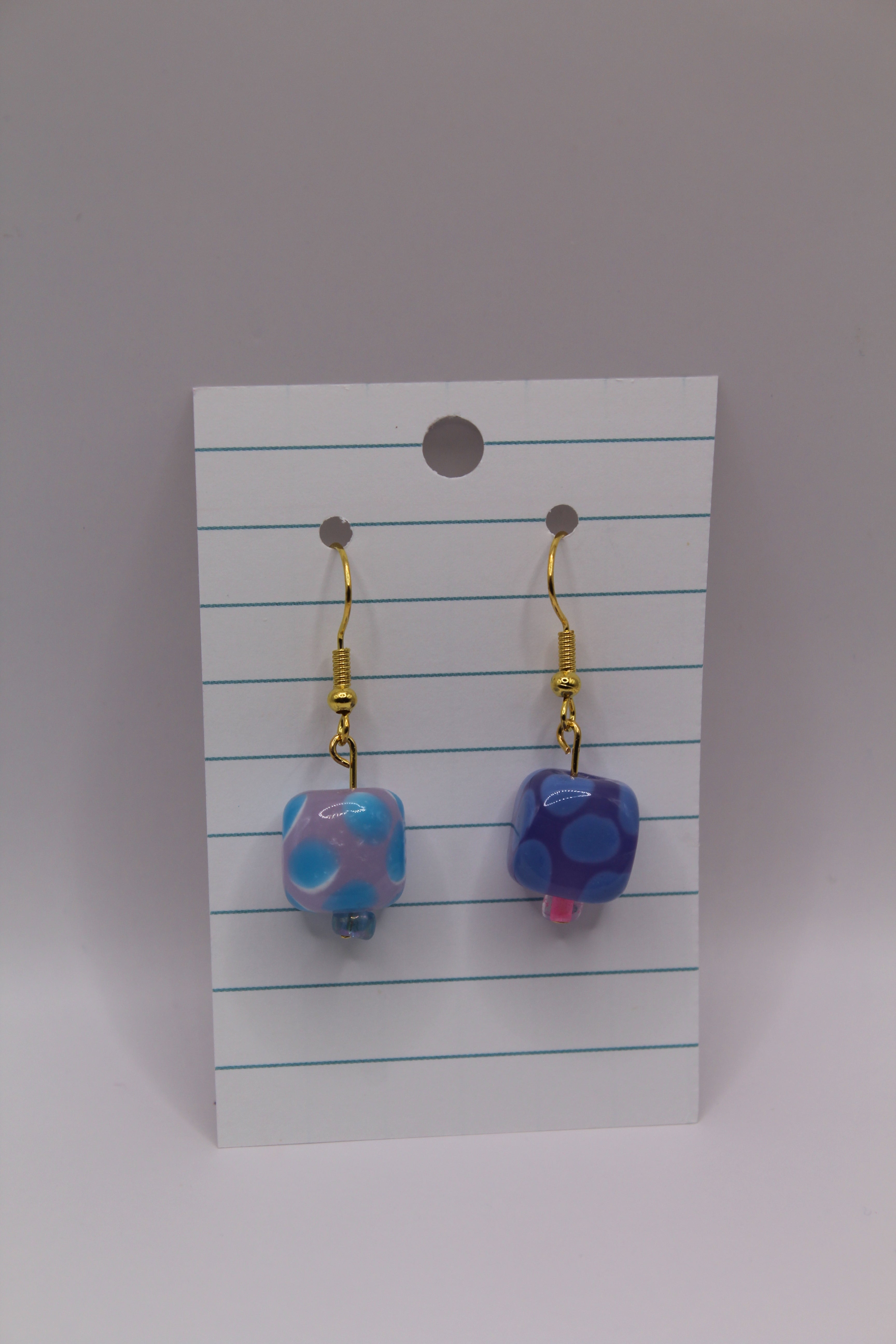 Cube Bead Earrings