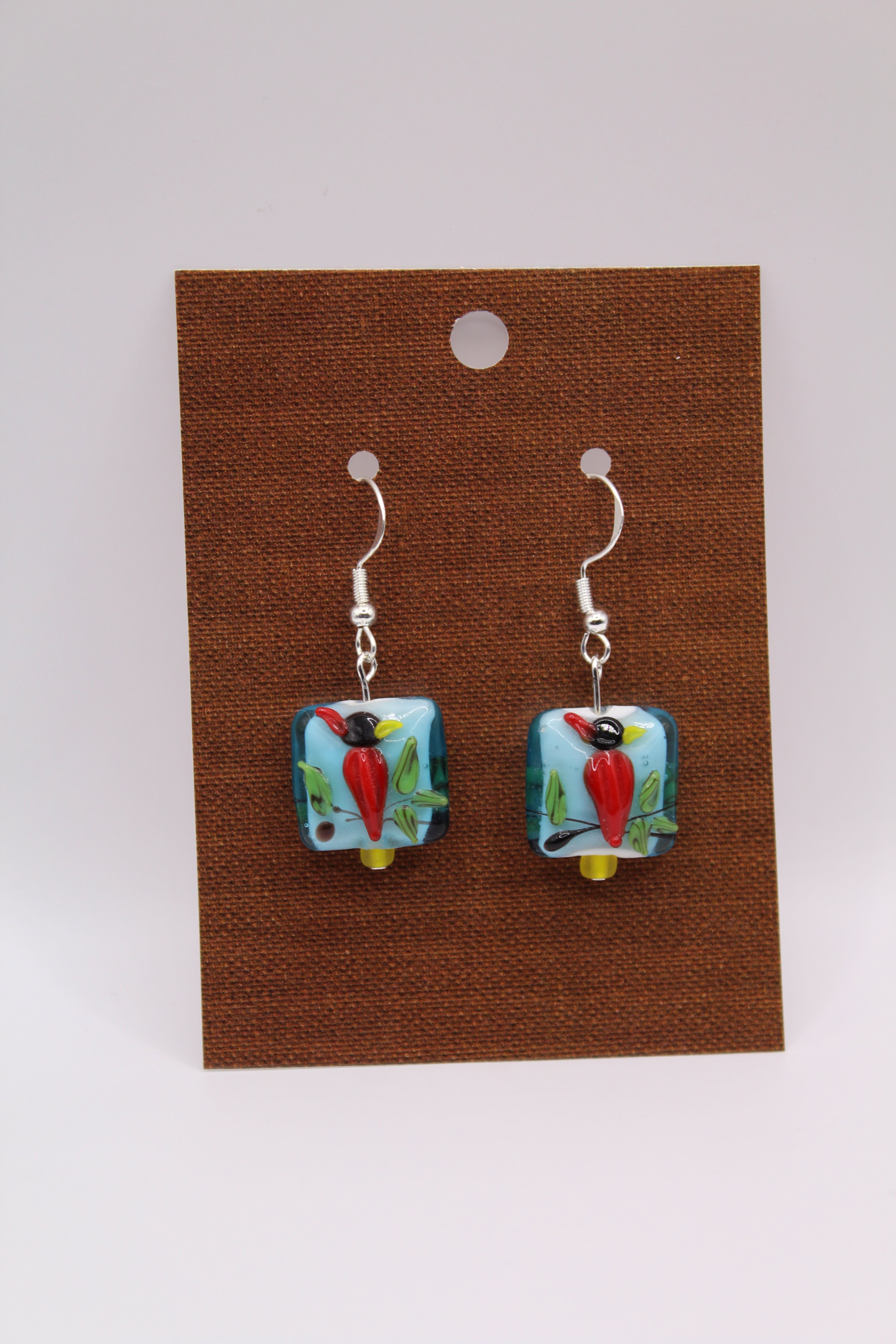 Woodpecker Earrings