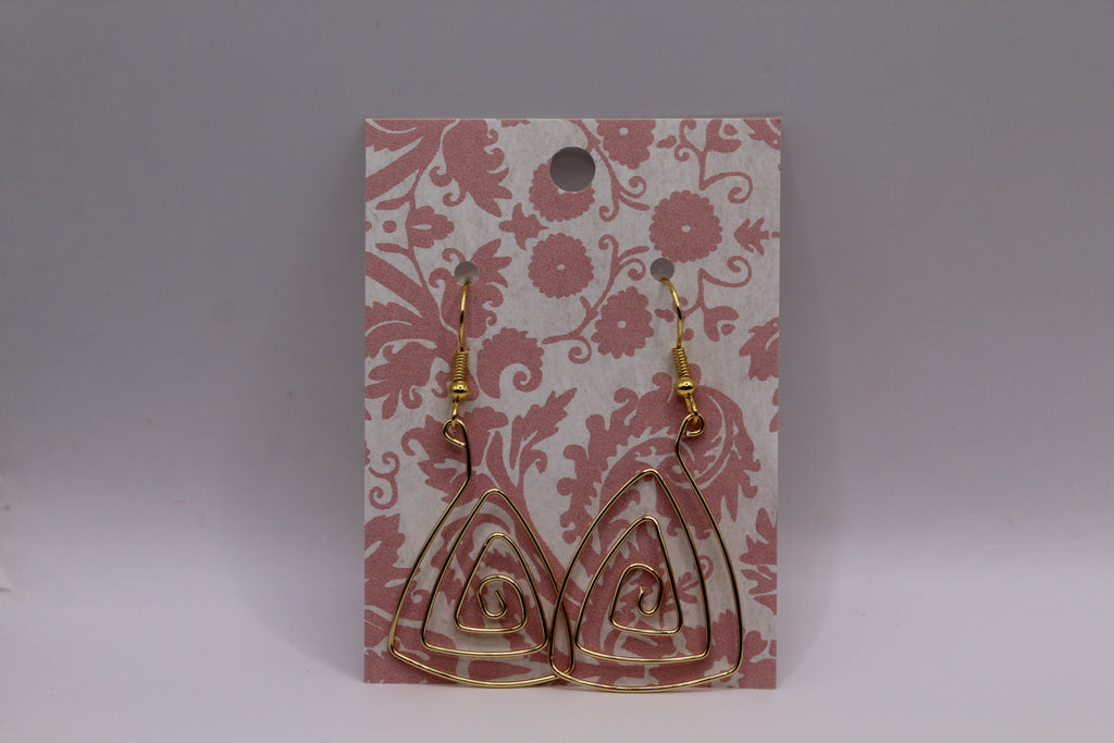 Wire Swirl Earrings