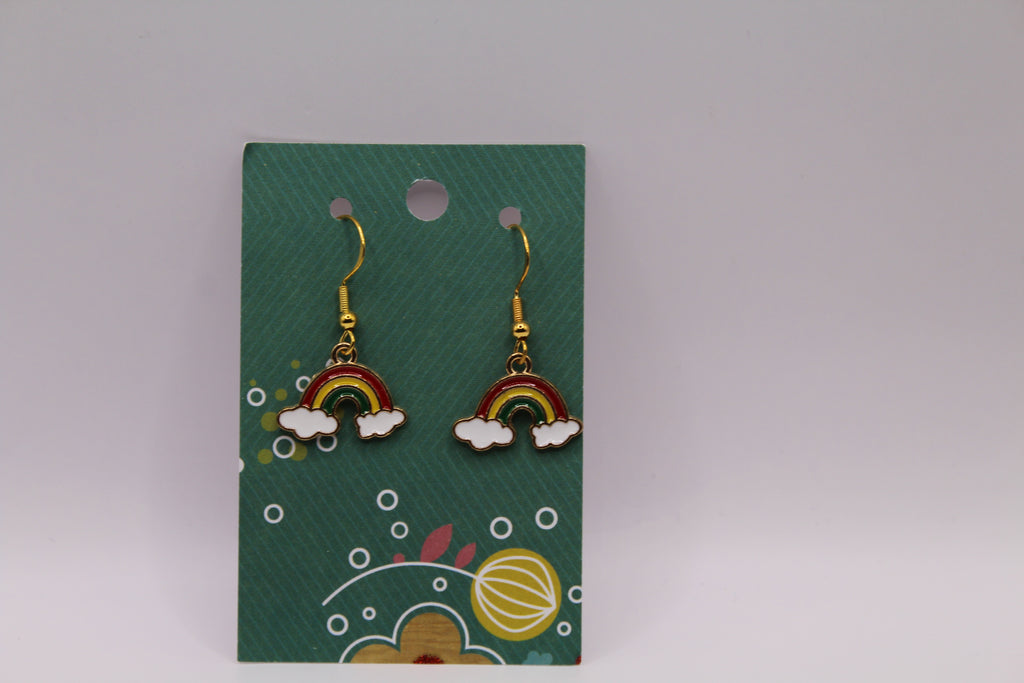 Rainbow earrings 🌈