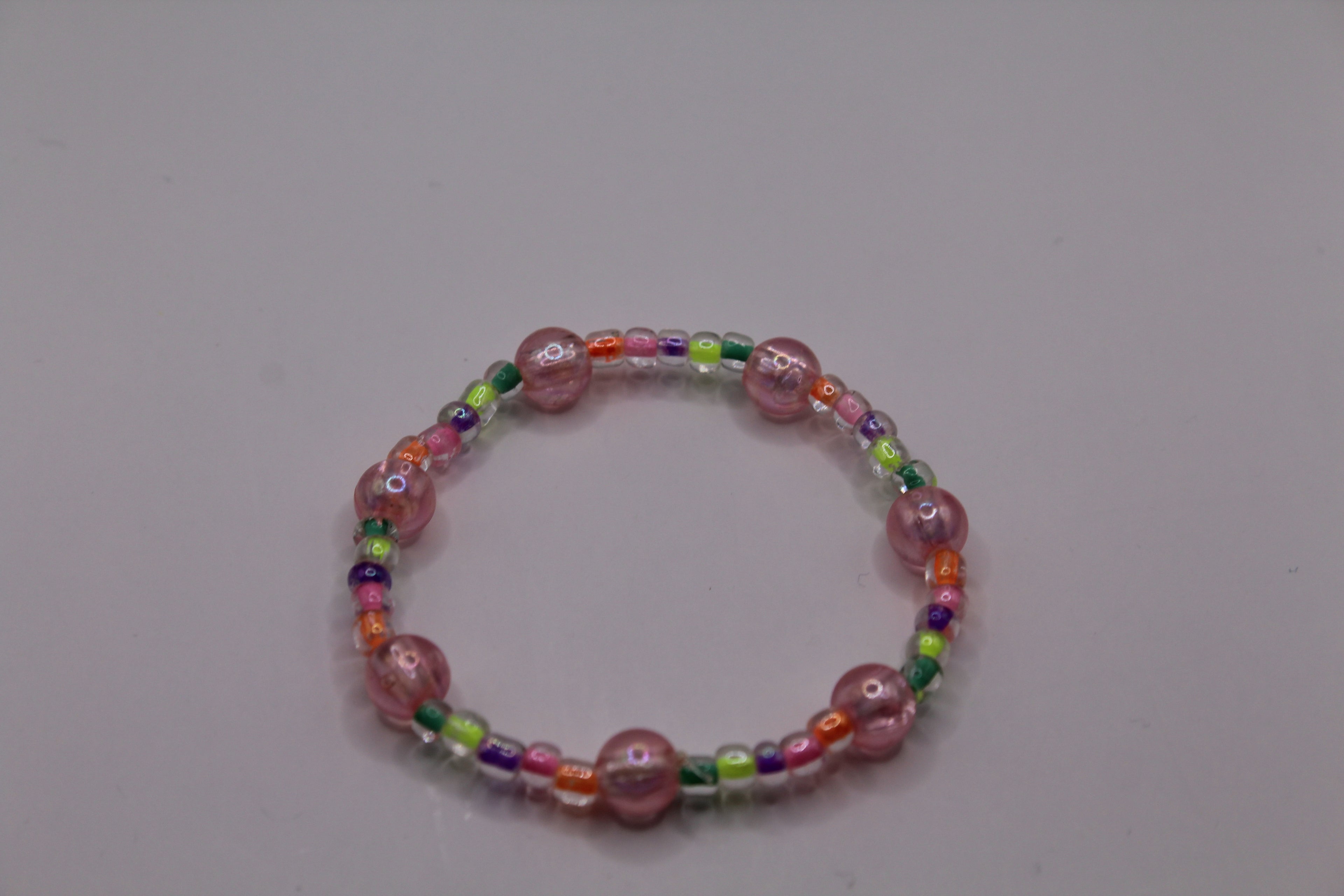 Pastel pink bubble bracelet