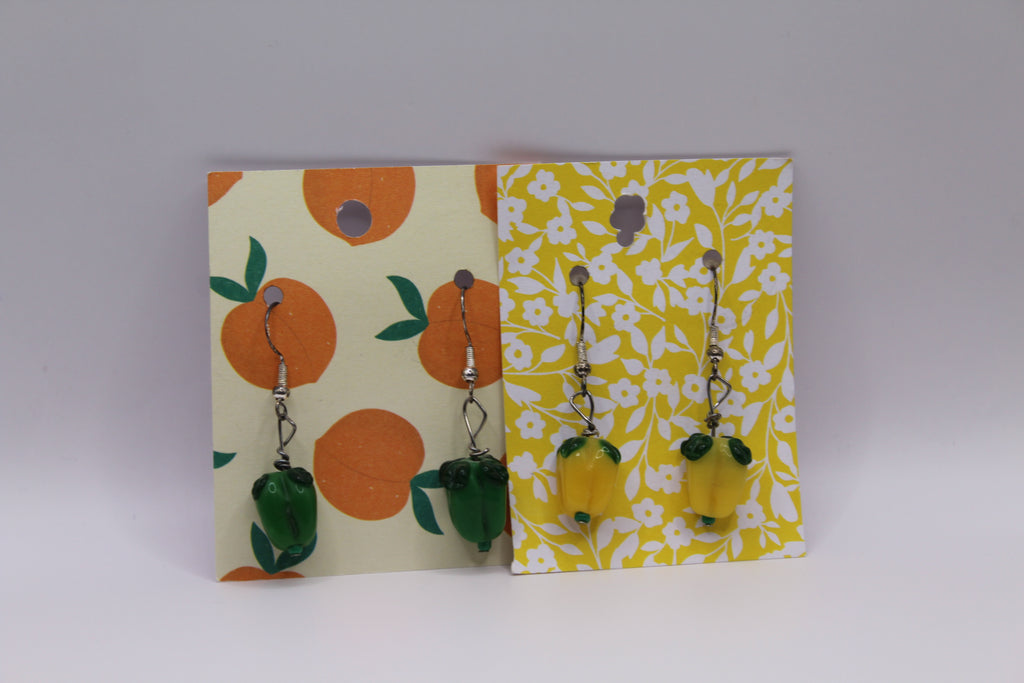 Bell Pepper Earrings 🫑