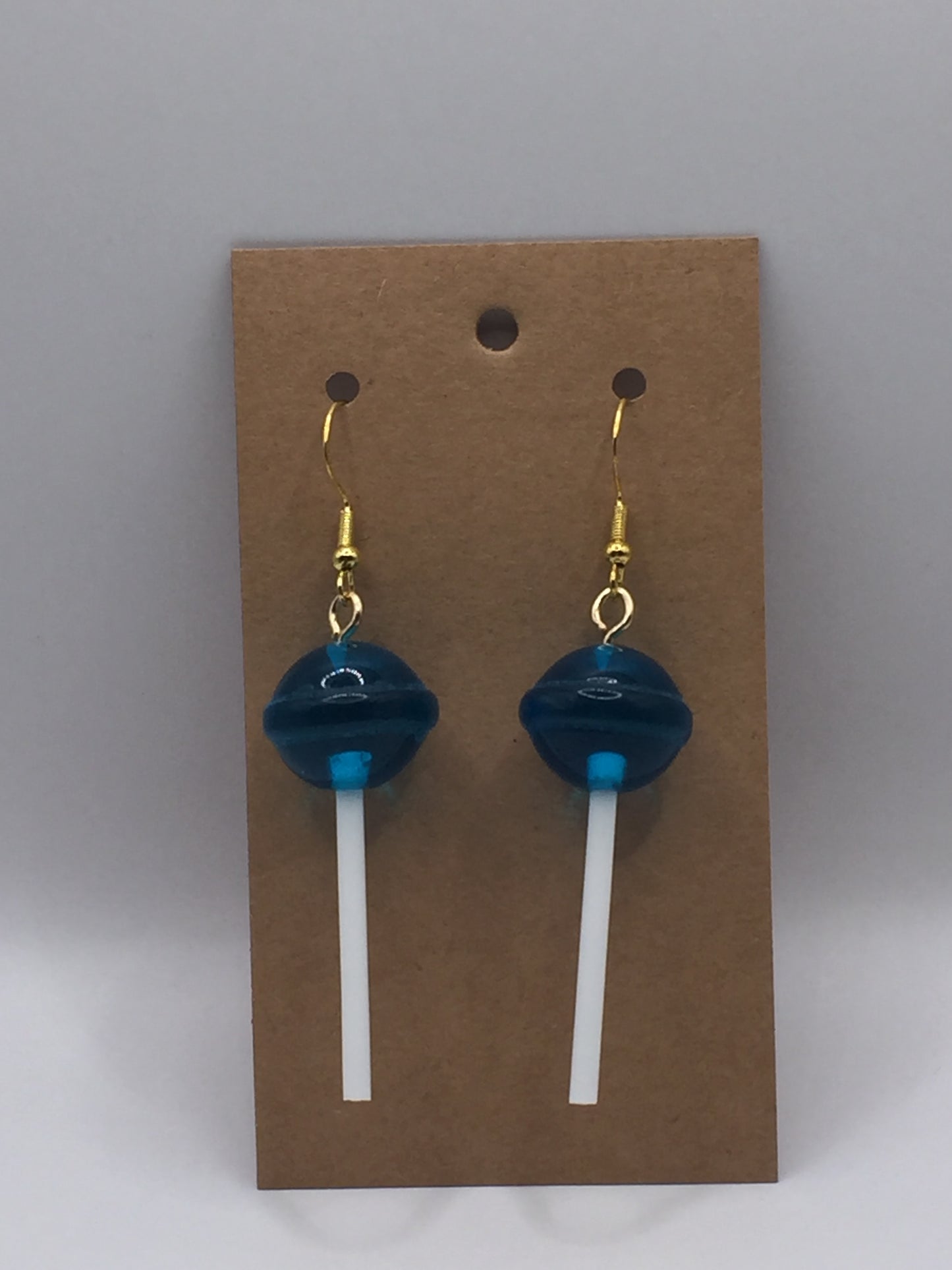 Sucker dangly earrings