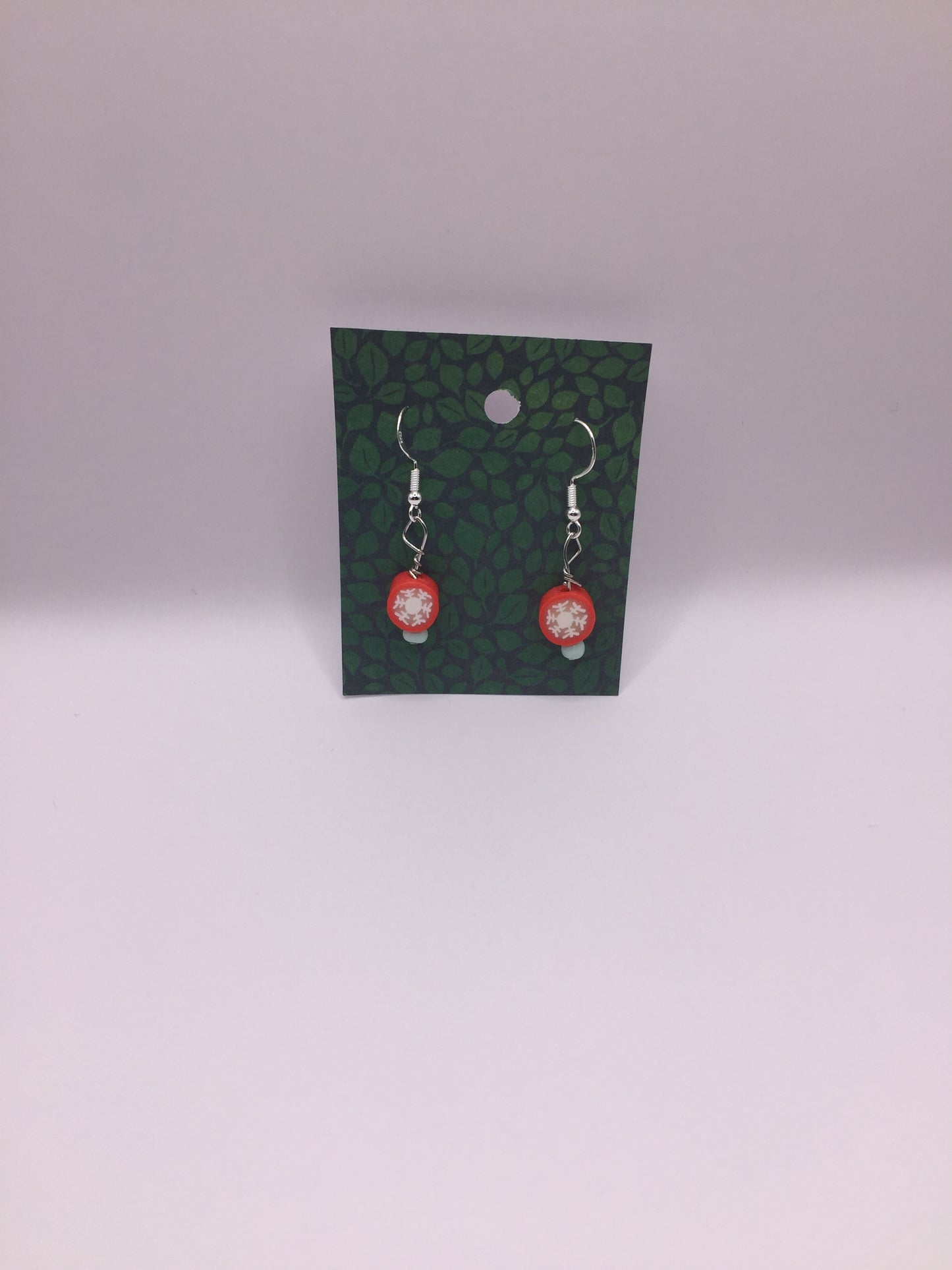 Clay Bead Christmas Earrings 🎄 🎅