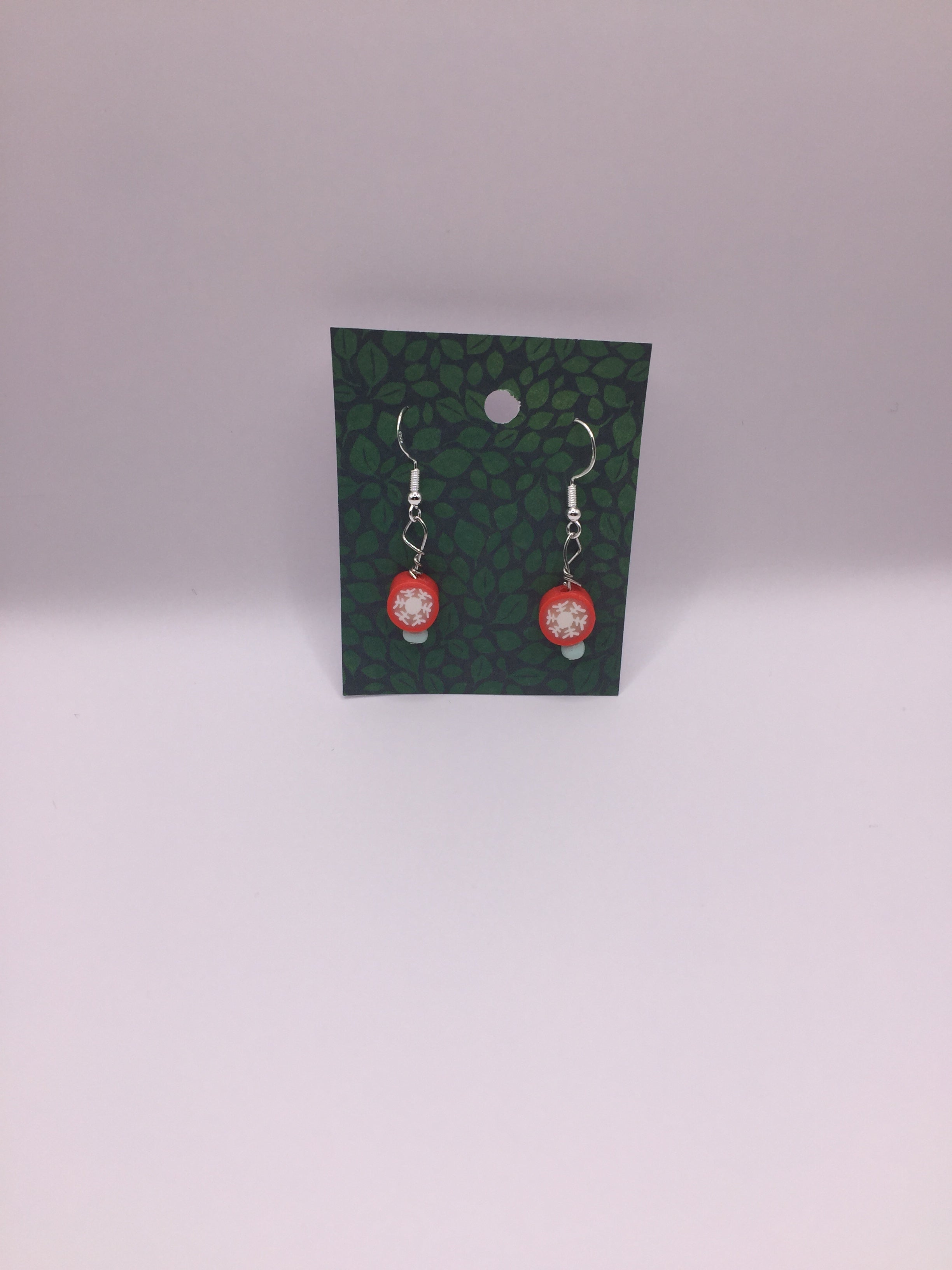 Clay Bead Christmas Earrings 🎄 🎅