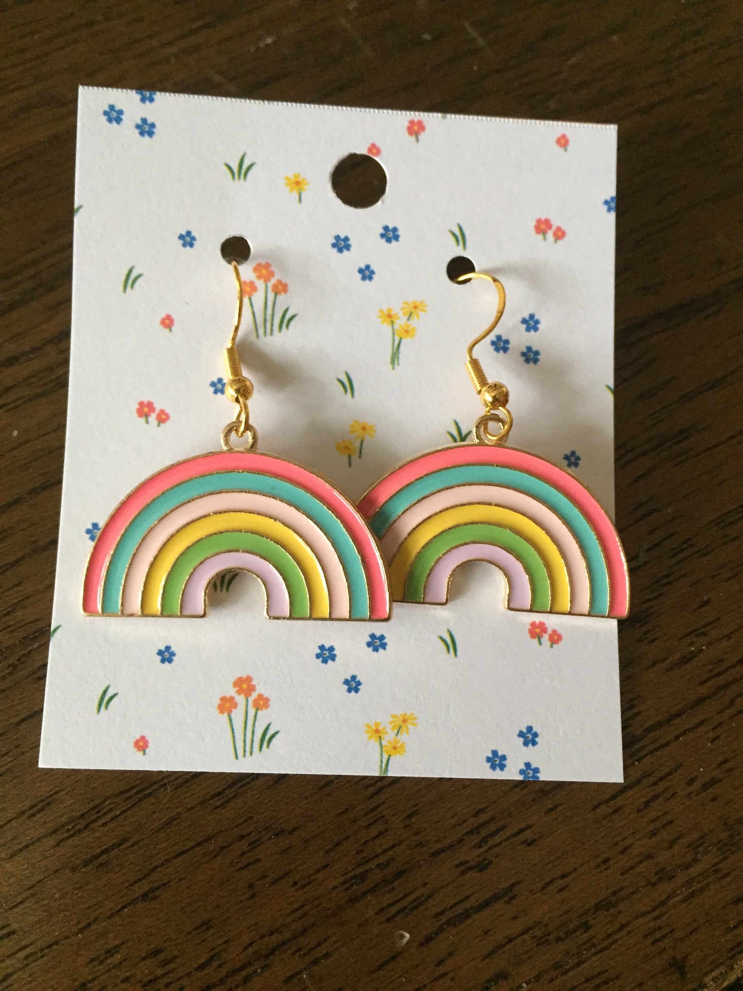 Rainbow earrings 🌈